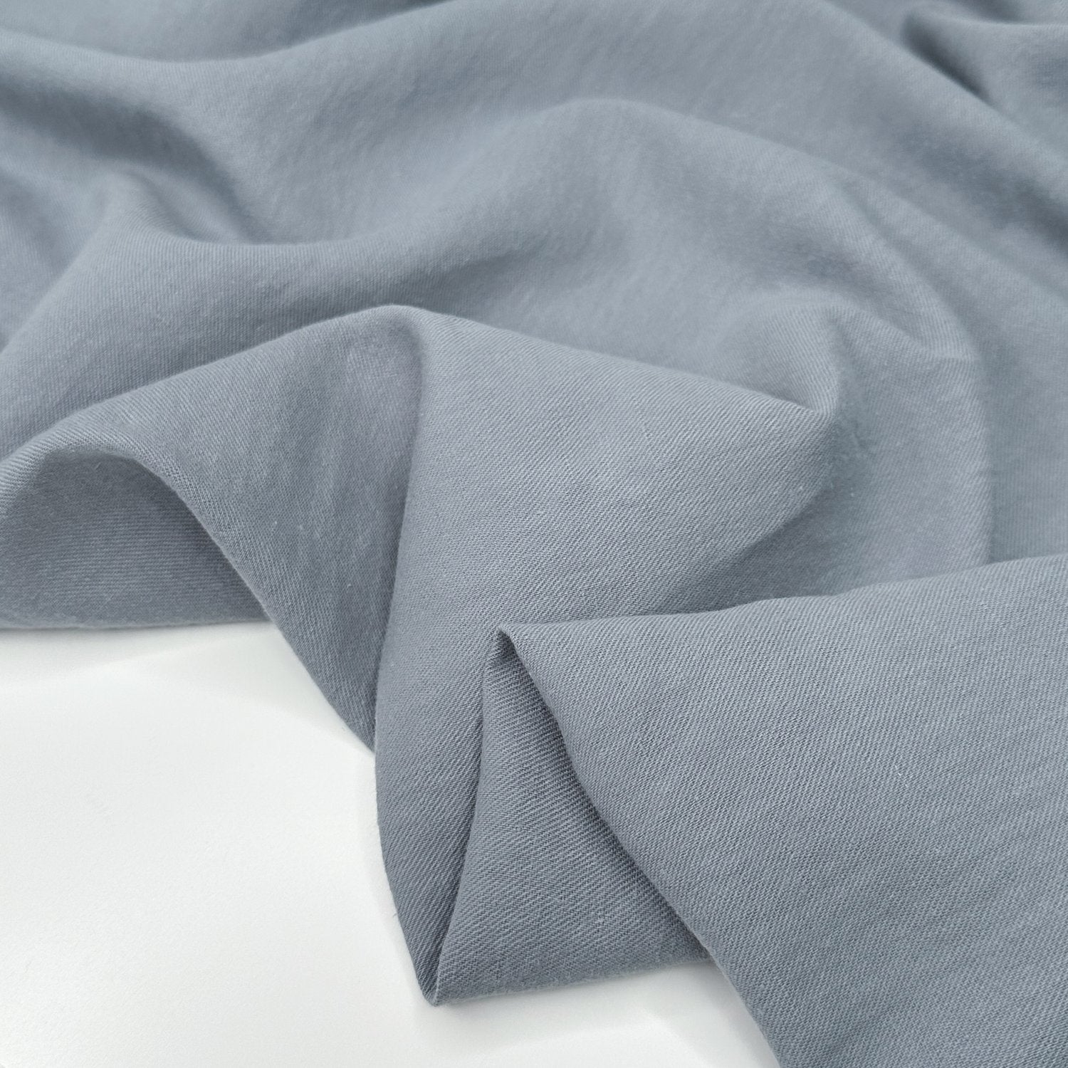 Linen Organic Cotton Twill - Shark