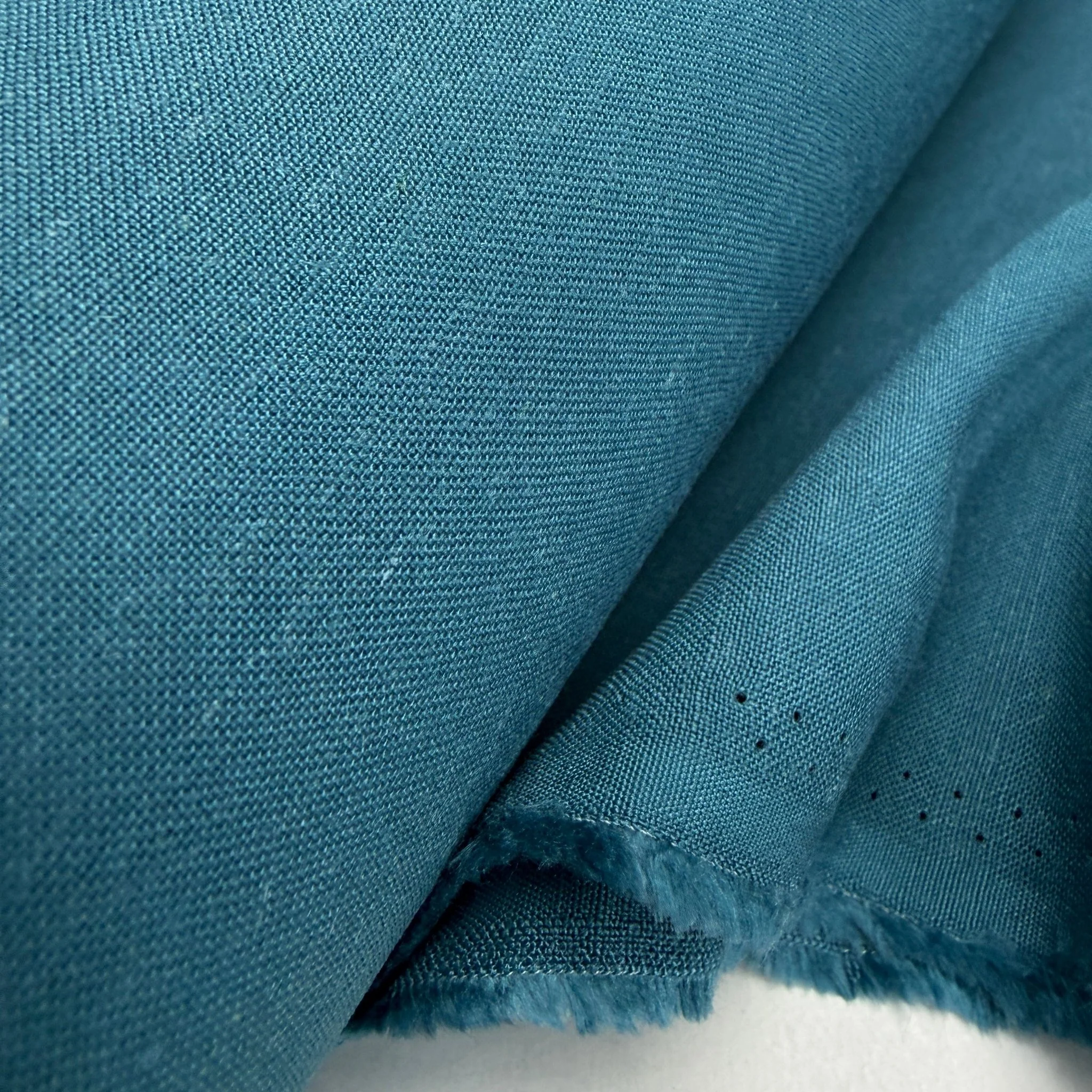 Linen + Viscose + Cotton Mix - Turquoise Teal