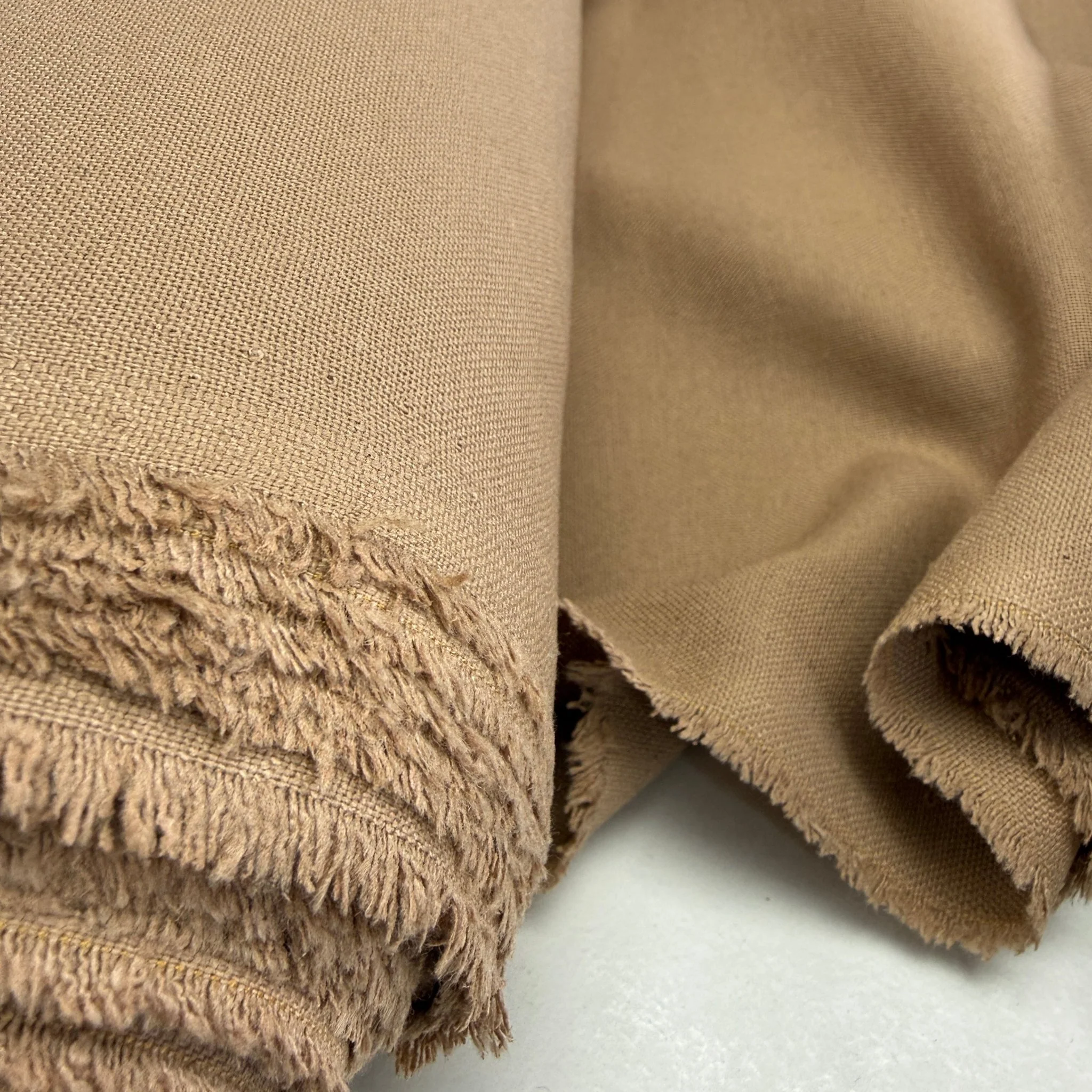 Linen + Viscose + Poly Mix - Natural Dune