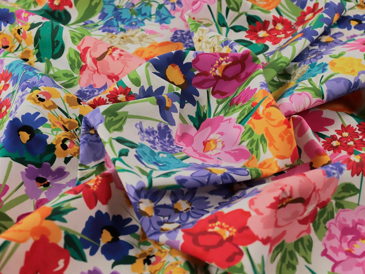 Linnaea Cotton Poplin - Ivory - Oeko-Tex 100 - Fabric Godmother
