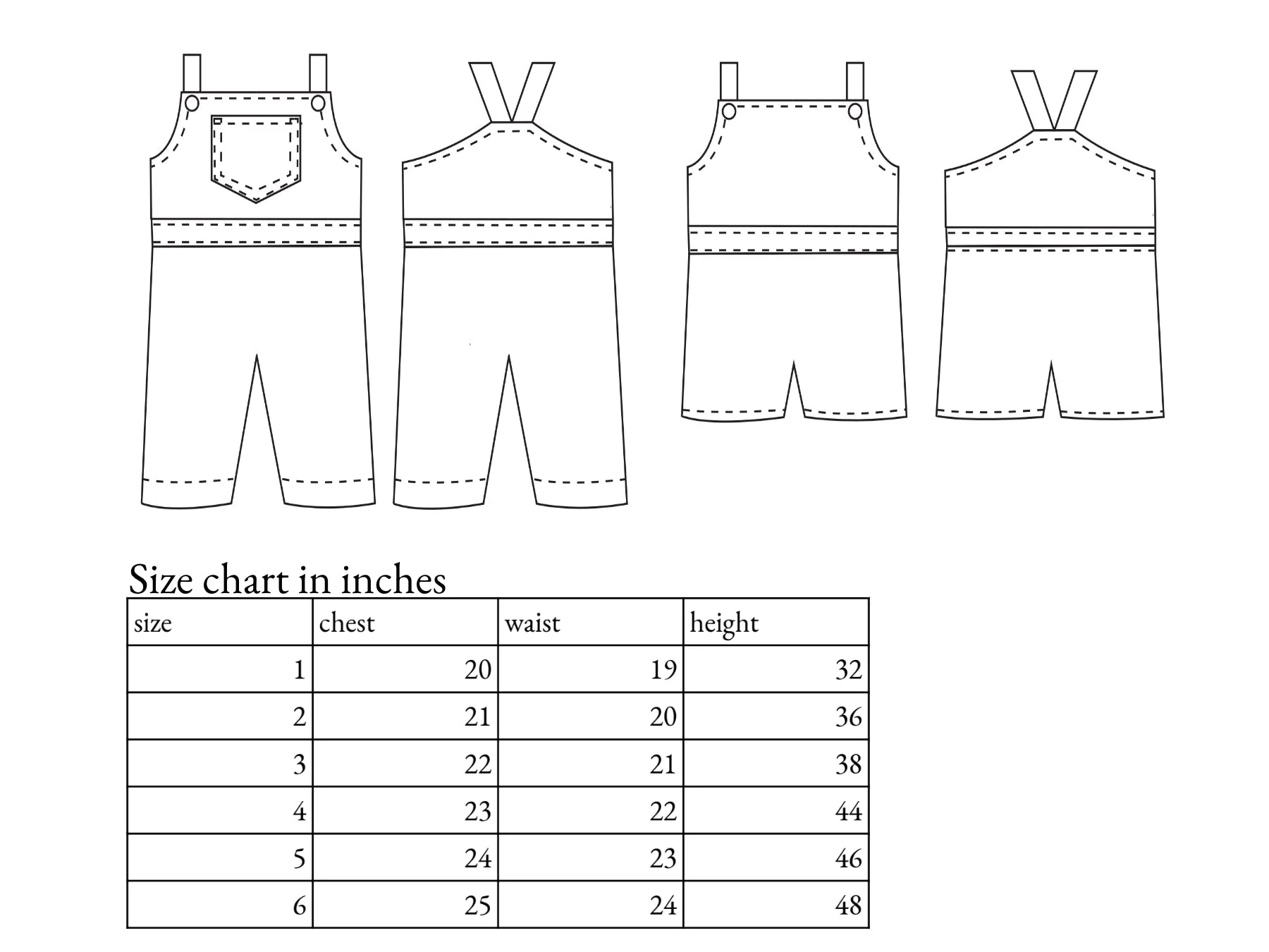 Lion Overalls Childrens Sewing Pattern - Fiona Hanna - Image 5