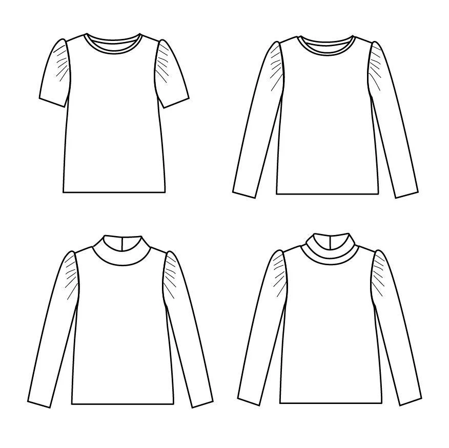 Lobelia Mum Tee-Shirt Sewing Pattern - Ladies 32/52 - Ikatee - Image 18