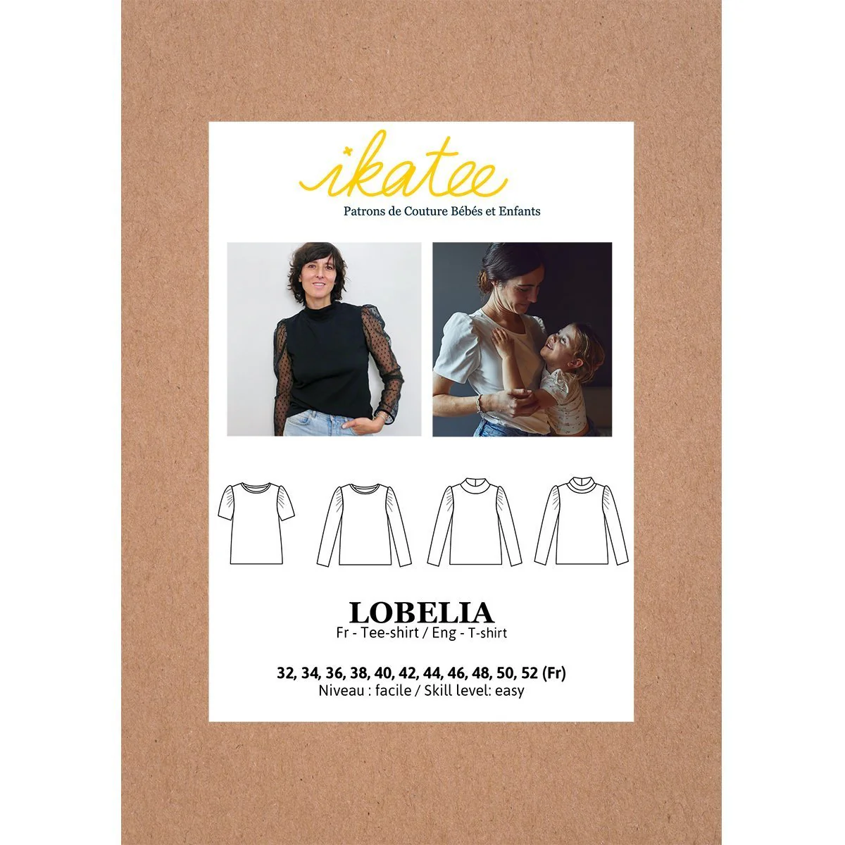 Lobelia Mum Tee-Shirt Sewing Pattern - Ladies 32/52 - Ikatee - Image 19