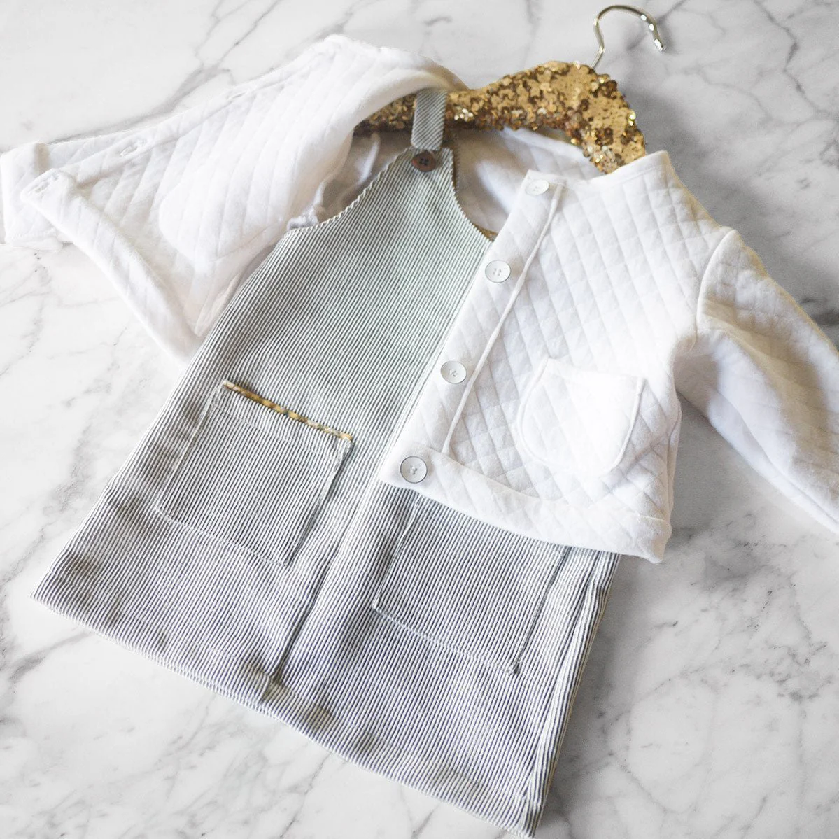 London Overalls or Dress Sewing Pattern - Baby 6M/4Y - Ikatee - Image 20