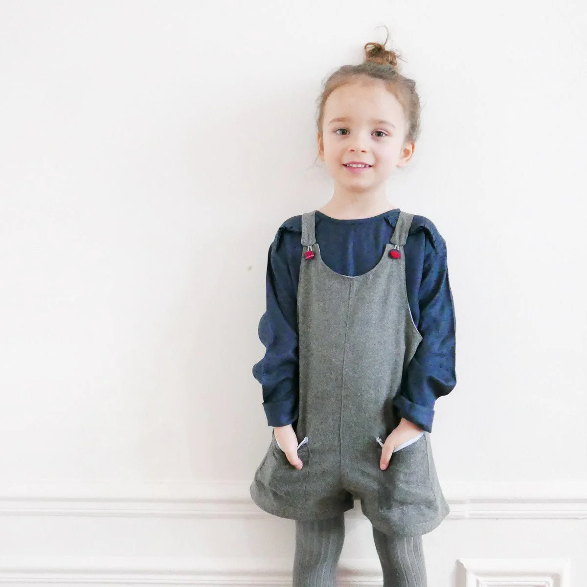 London Overalls or Dress Sewing Pattern - Baby 6M/4Y - Ikatee - Image 3