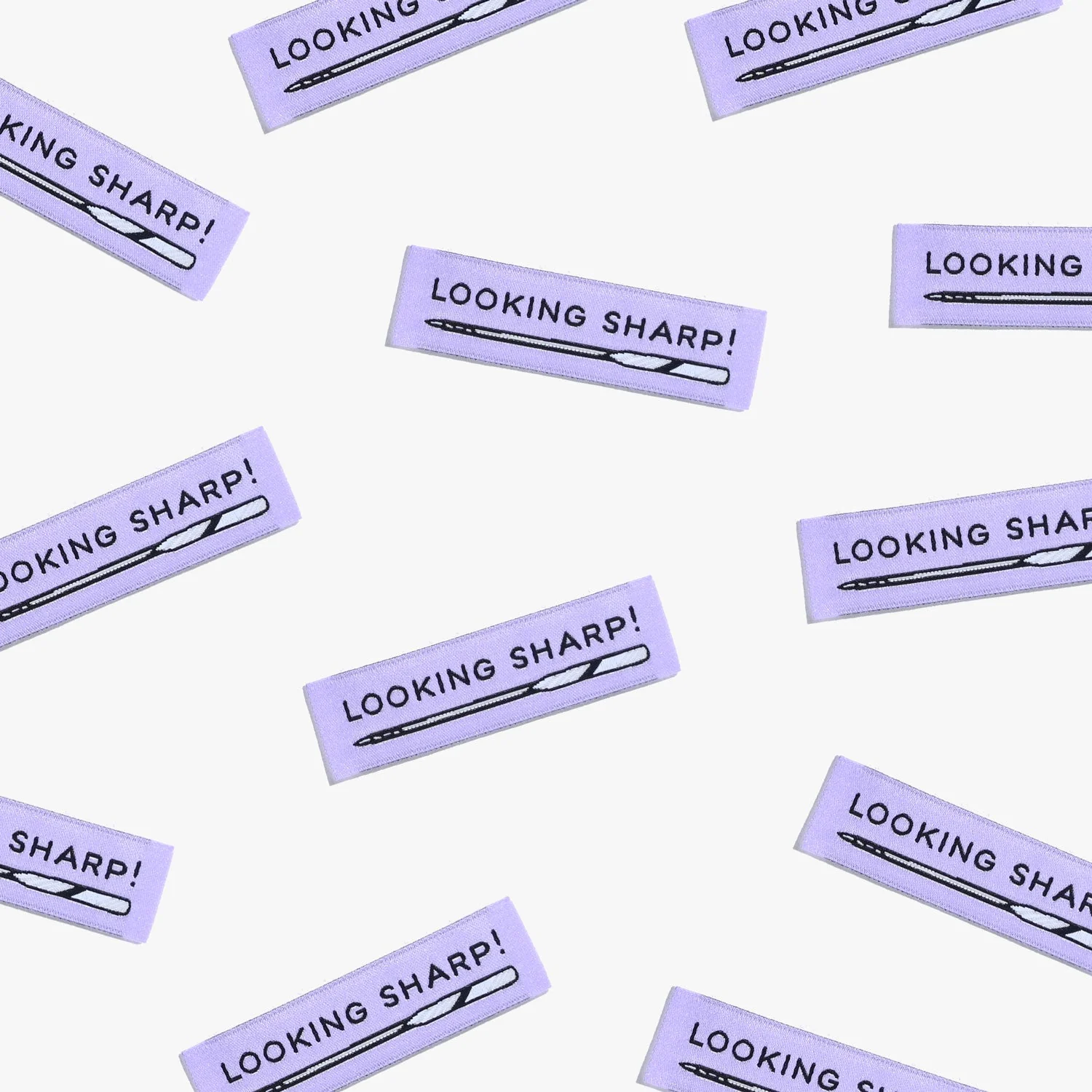 "LOOKING SHARP" Woven Label Pack - Kylie And The Machine
