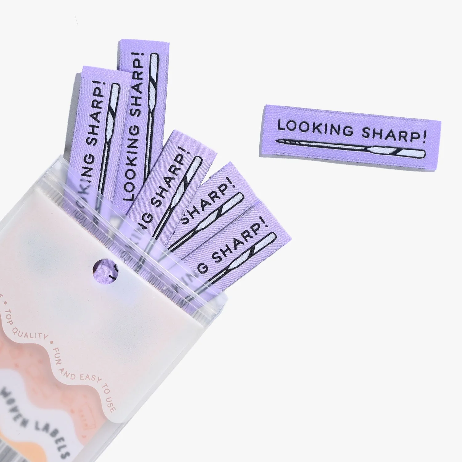 "LOOKING SHARP" Woven Label Pack - Kylie And The Machine - Image 2