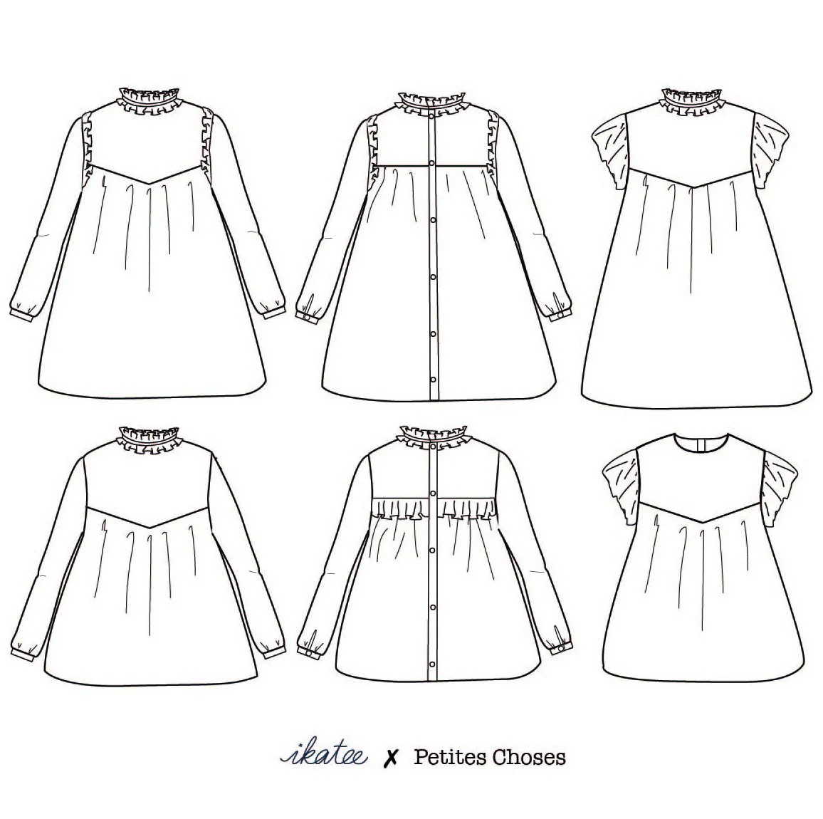Louise Mum Blouse & Dress Sewing Pattern - Ladies 34/46 - Ikatee - Image 17