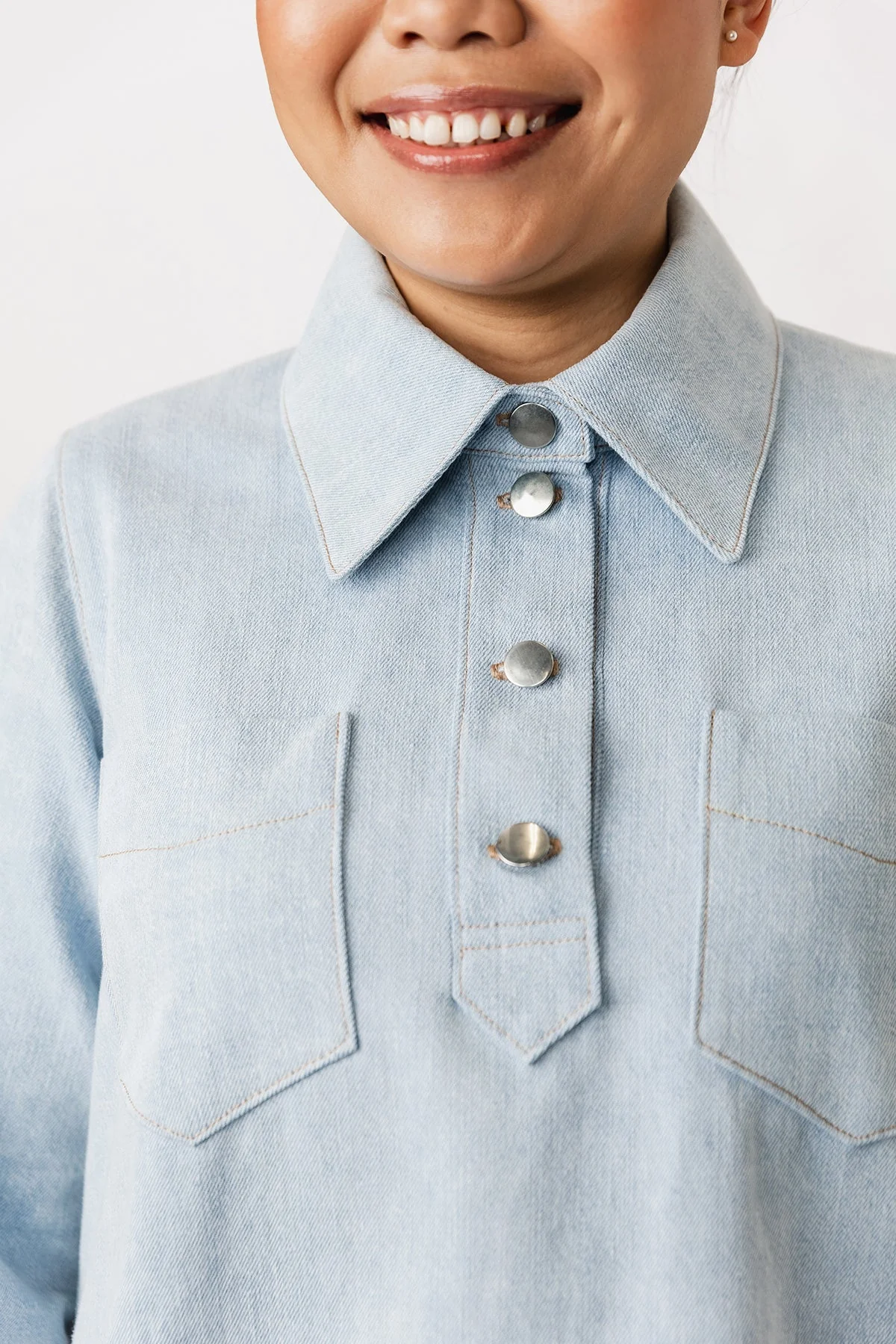 Loviisa Denim Dress Pattern - Named Clothing - Image 2