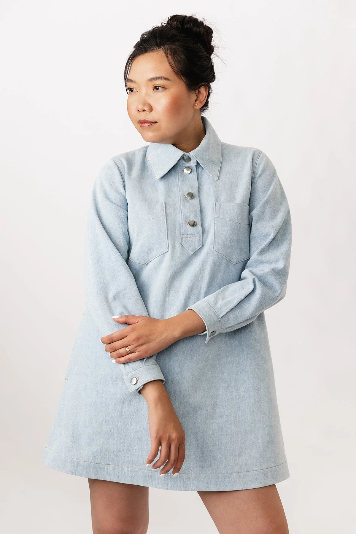 Loviisa Denim Dress - PDF Pattern - Named Clothing - Image 5