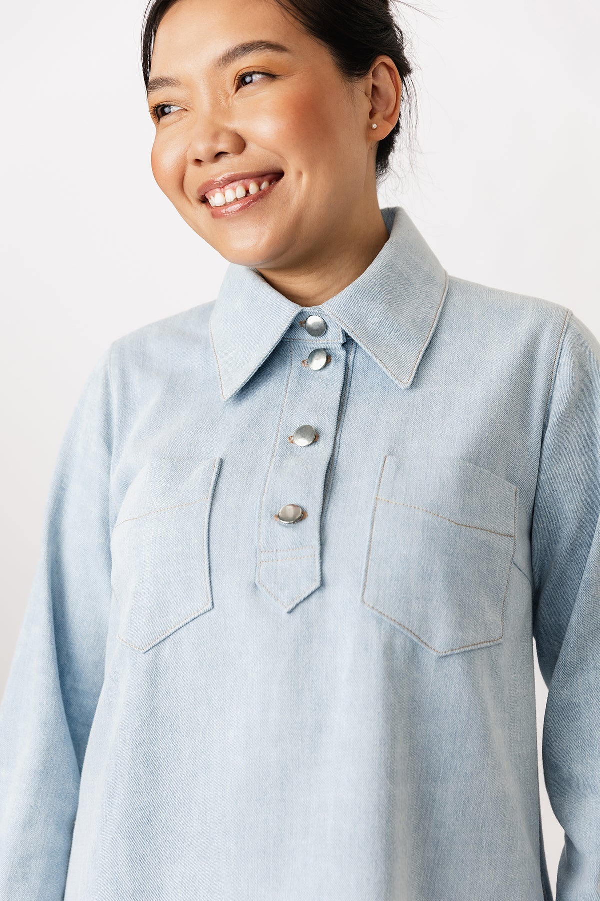 Loviisa Denim Dress - PDF Pattern - Named Clothing - Image 7