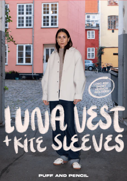 Luna + Kite Sleeves Jacket - Paper Sewing Pattern - Puff And Pencil