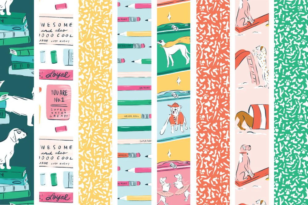 Lunch Buddies - Teacher's Pet - Krissy Mast - Cloud 9 Fabrics - Poplin - Image 4