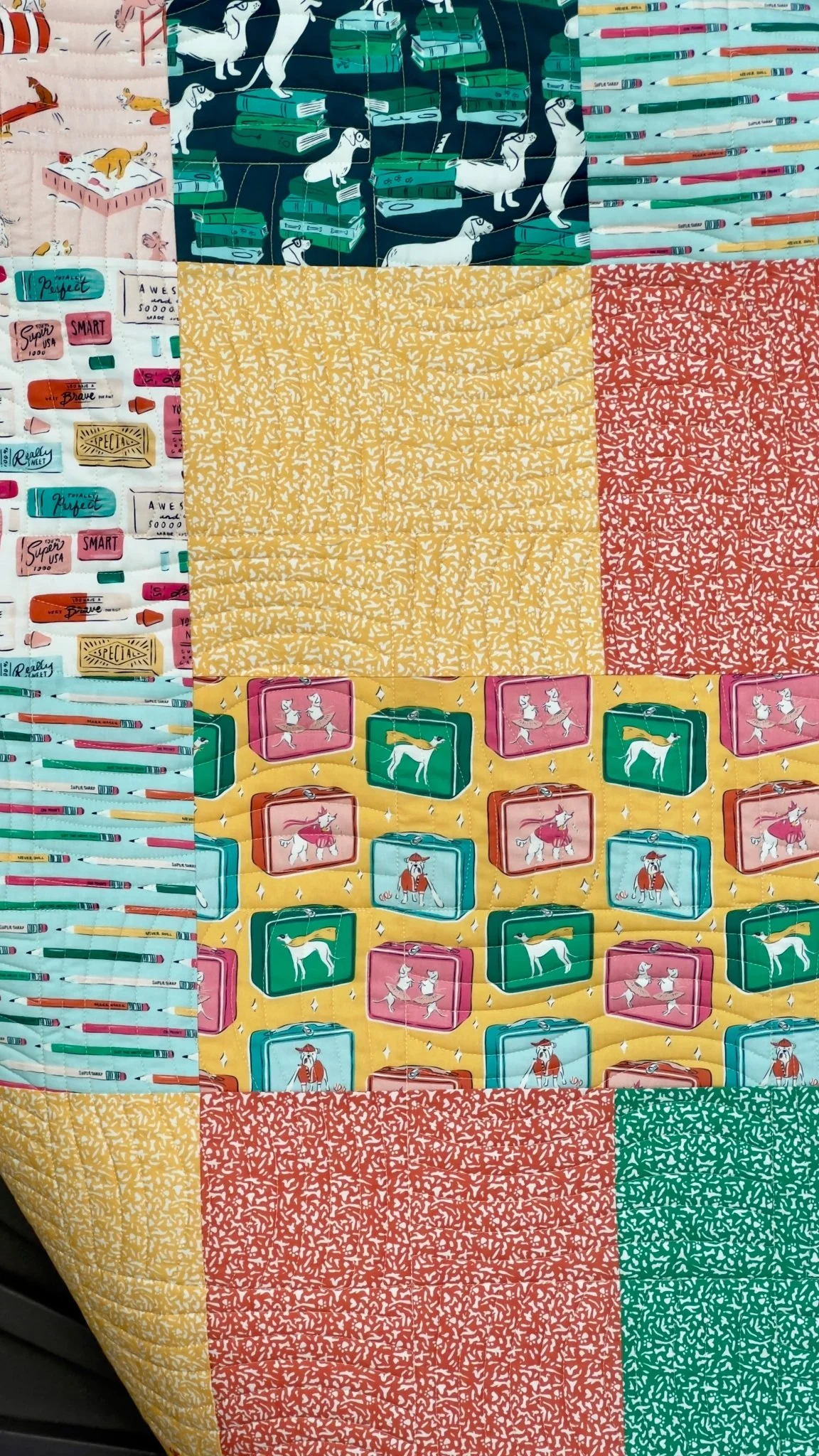 Lunch Buddies - Teacher's Pet - Krissy Mast - Cloud 9 Fabrics - Poplin - Image 6