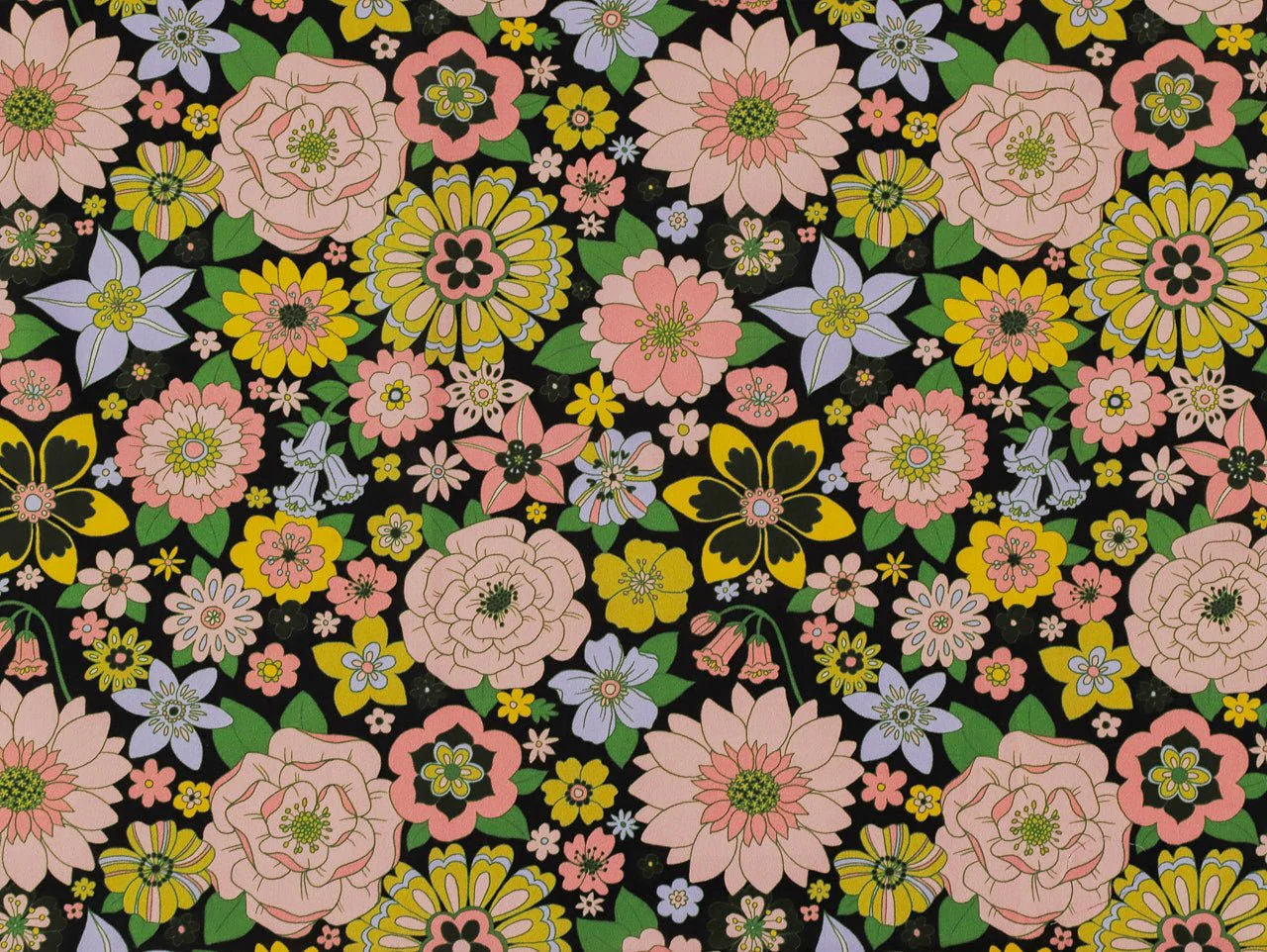 Maggie Cotton Lawn - Black - Oeko-Tex 100 - Fabric Godmother - Image 3