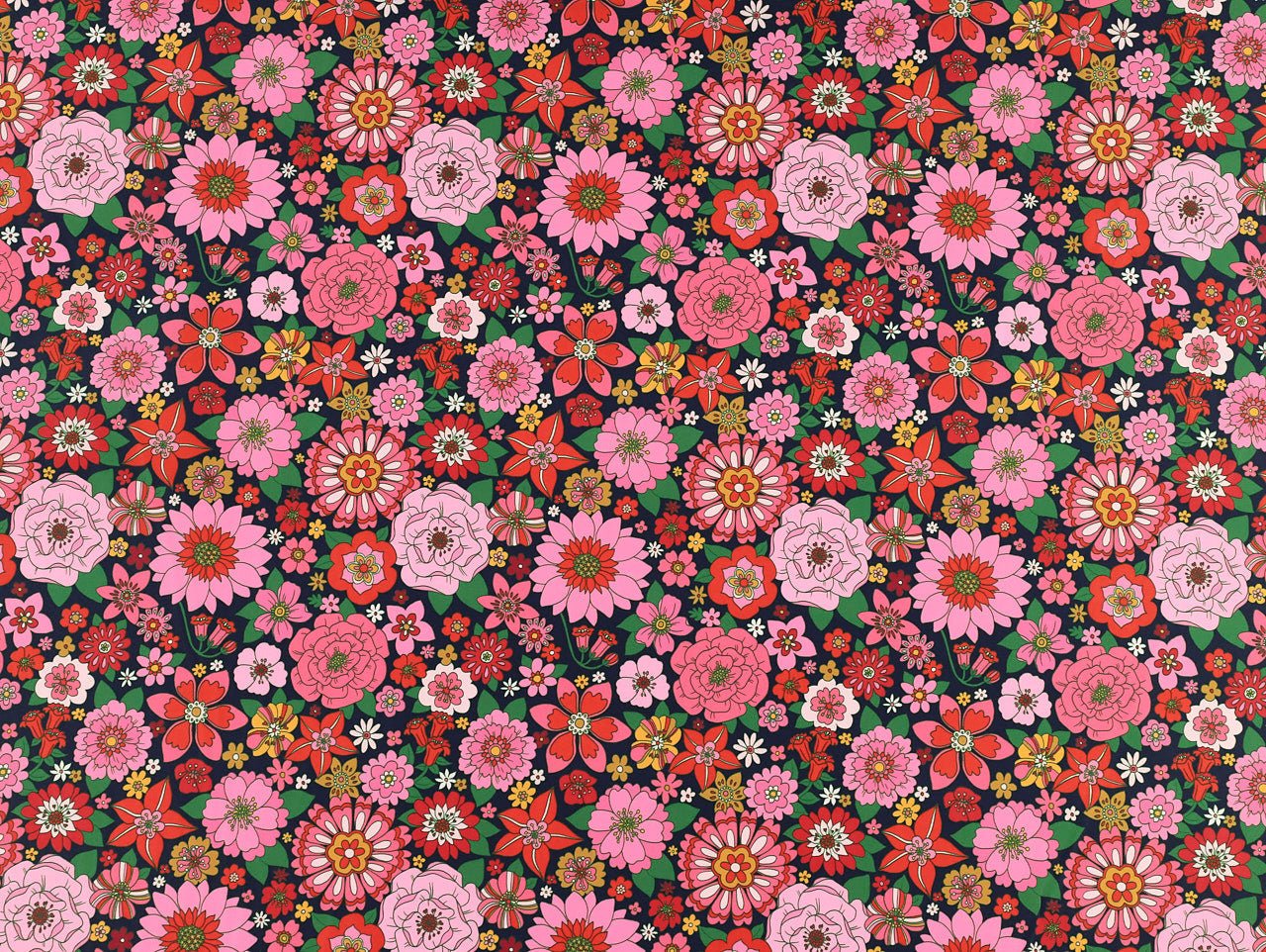 Maggie Water Resistant Fabric - Navy - Fabric Godmother - Image 4