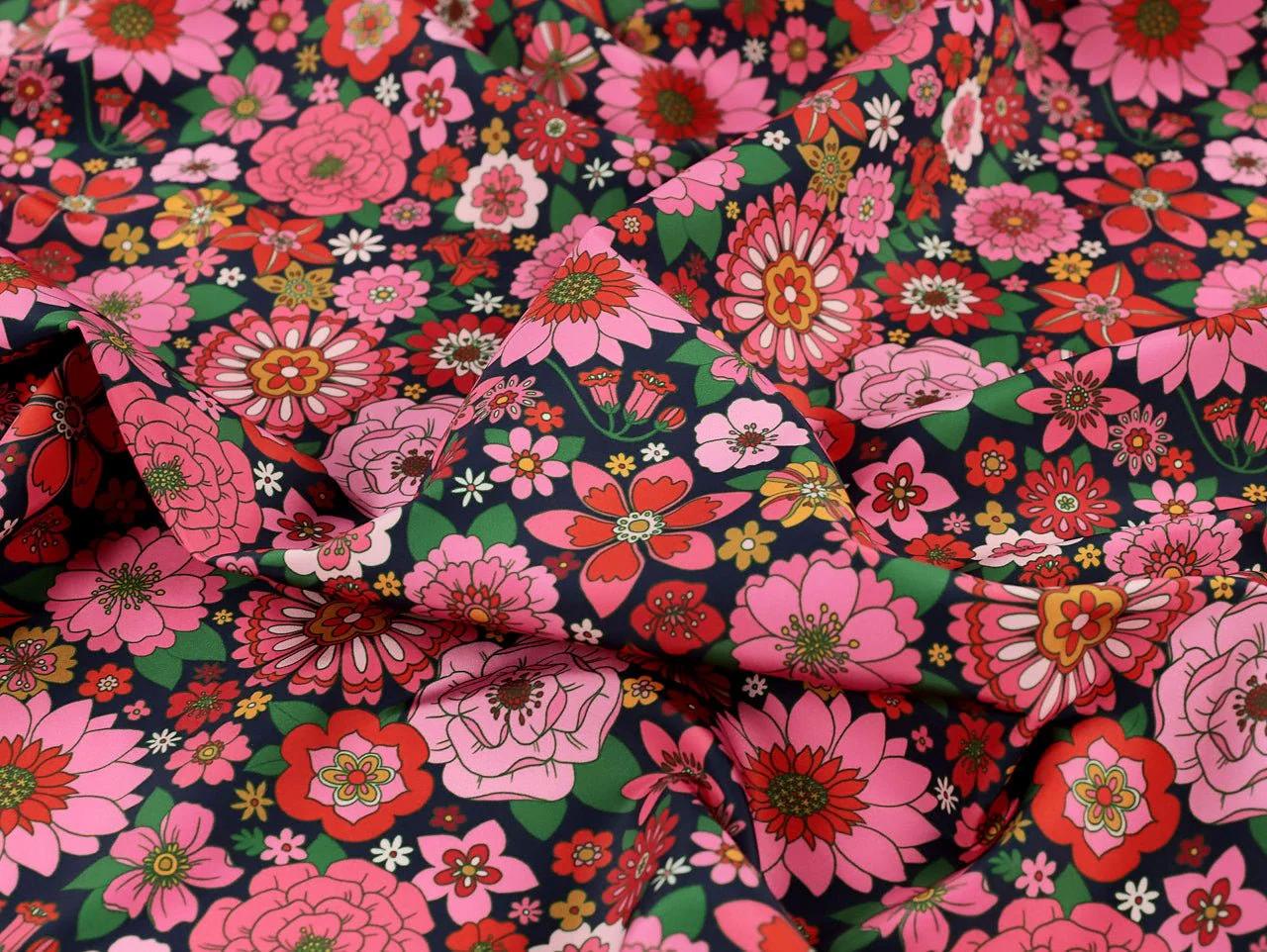 Maggie Water Resistant Fabric - Navy - Fabric Godmother - Image 5