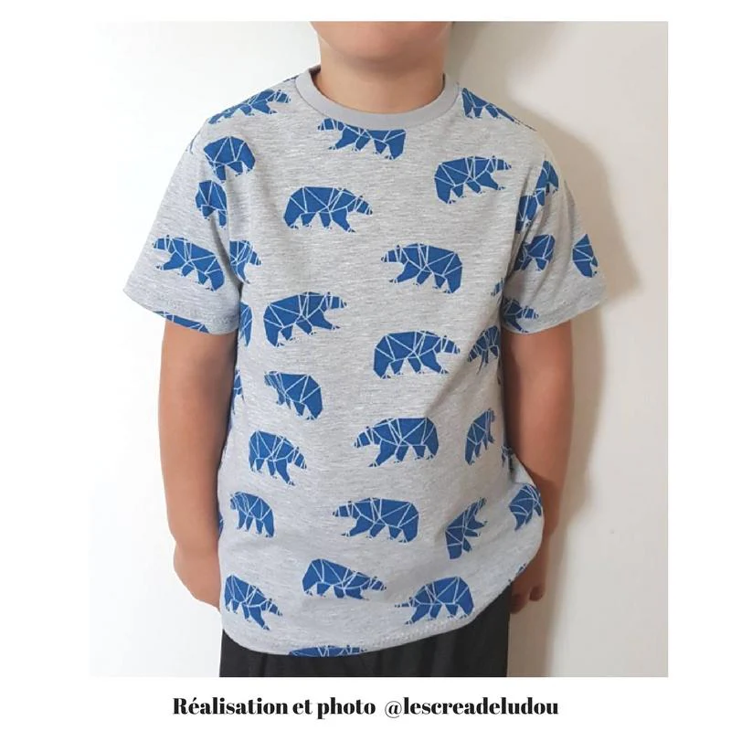 Marcel T-Shirts Pack Sewing Pattern - Unisex 3/12Y - Ikatee - Image 4