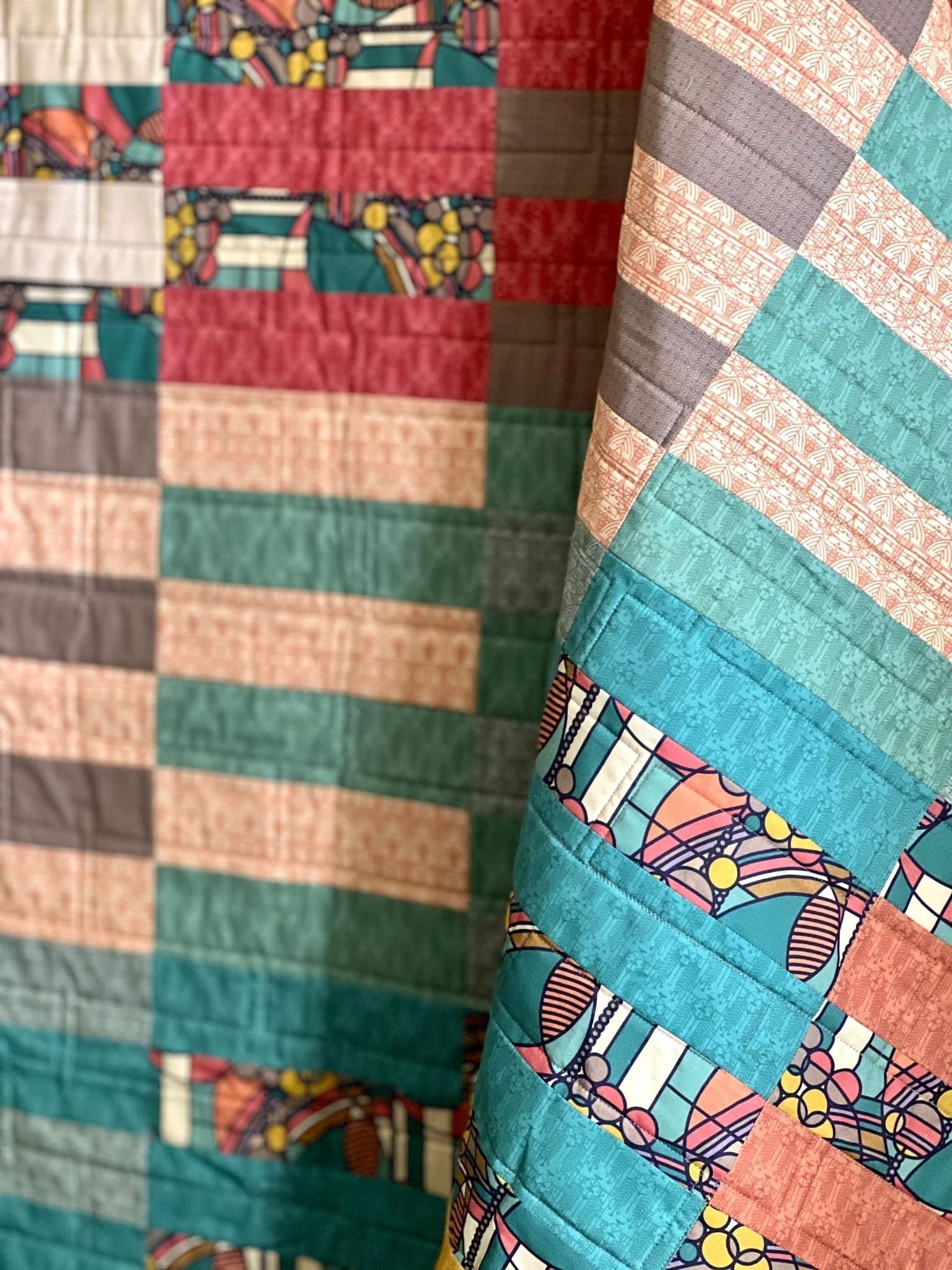 March Balloons 108" Wide - Desert - Frank Lloyd Wright - Cloud 9 Fabrics - Poplin - Image 10