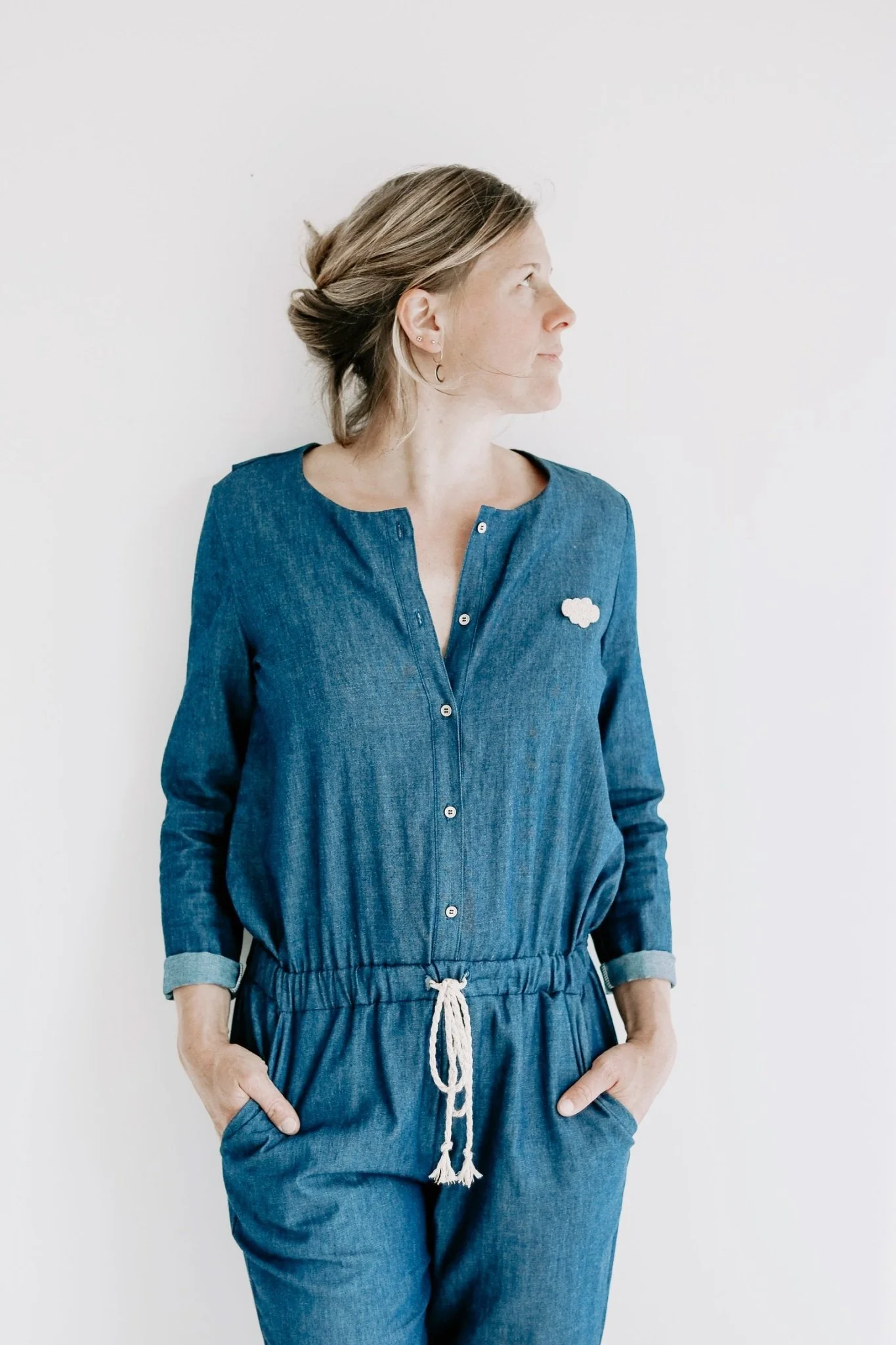 Marieke Mum Jumpsuit, Playsuit & Dress Sewing Pattern - Ladies 34/46 - Ikatee - Image 11