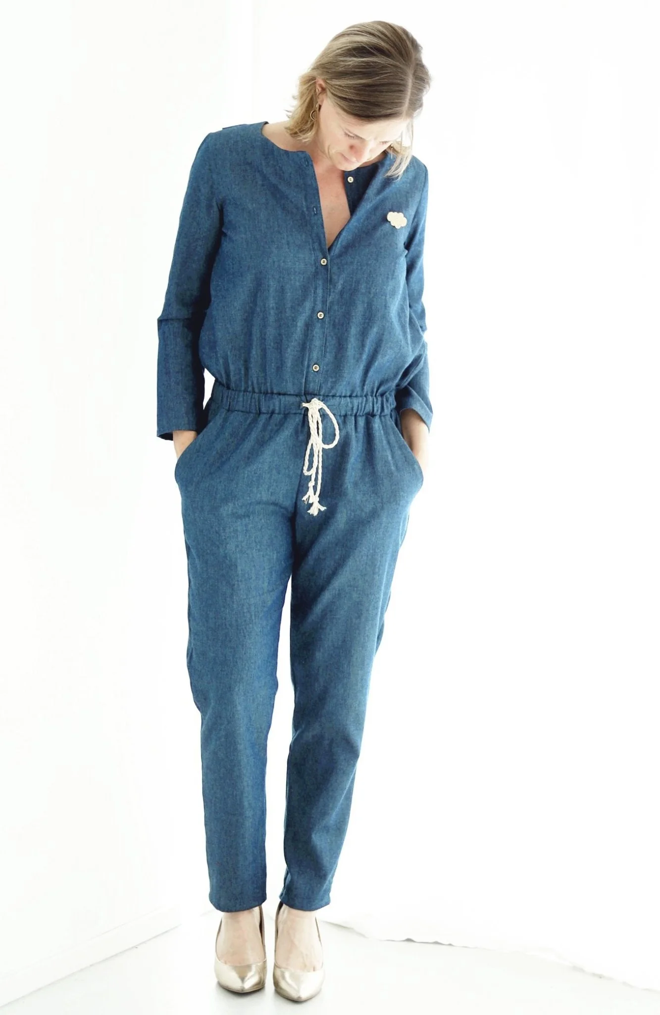 Marieke Mum Jumpsuit, Playsuit & Dress Sewing Pattern - Ladies 34/46 - Ikatee - Image 9
