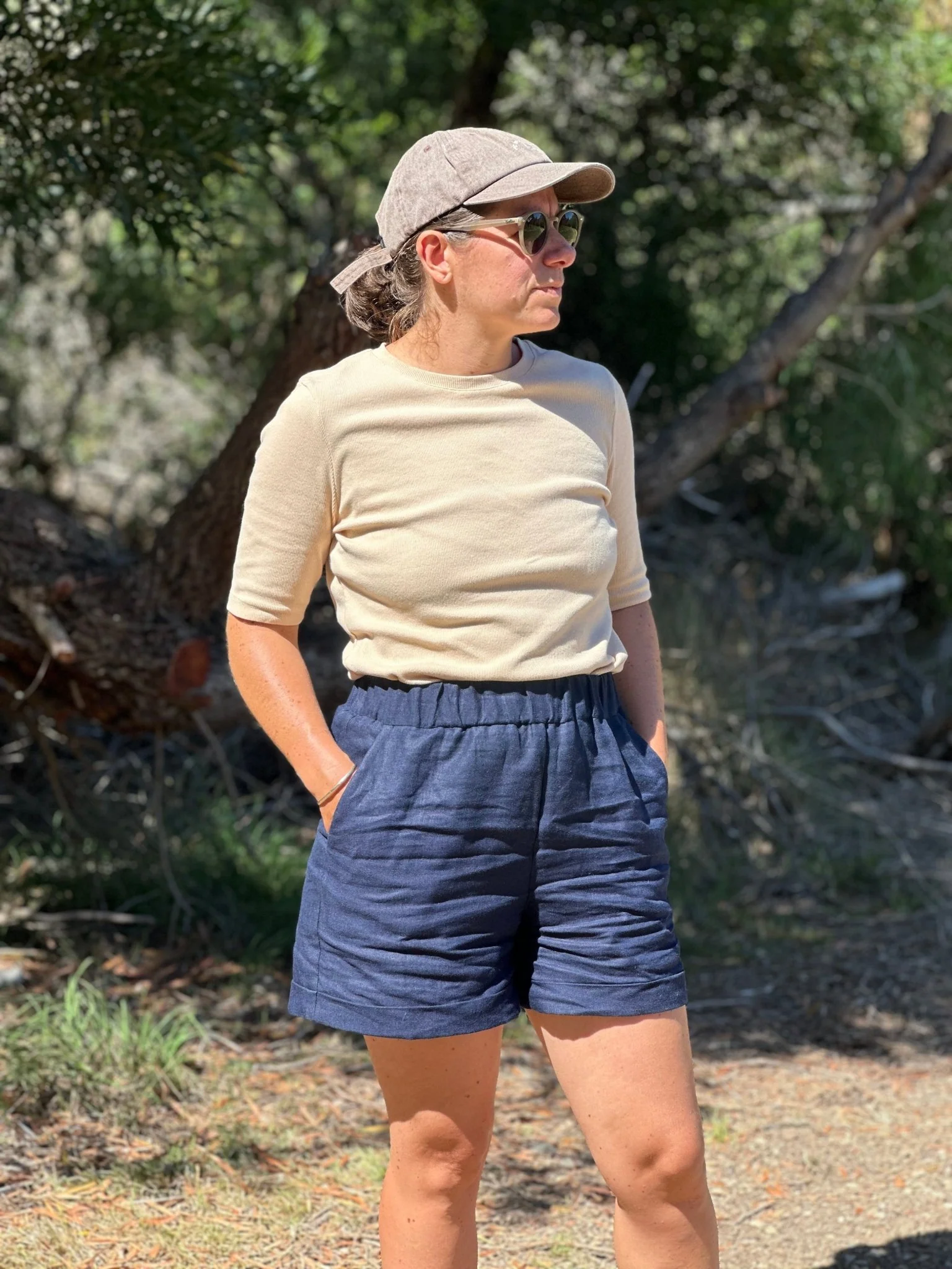 Marlo Womens High Waisted Everyday Shorts PDF Sewing Pattern - Atelier Mimito - Image 10