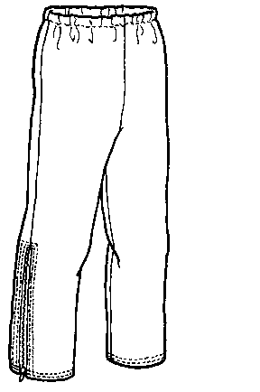 Adult Wind & Rain Pants Pattern - 128 - The Green Pepper Patterns