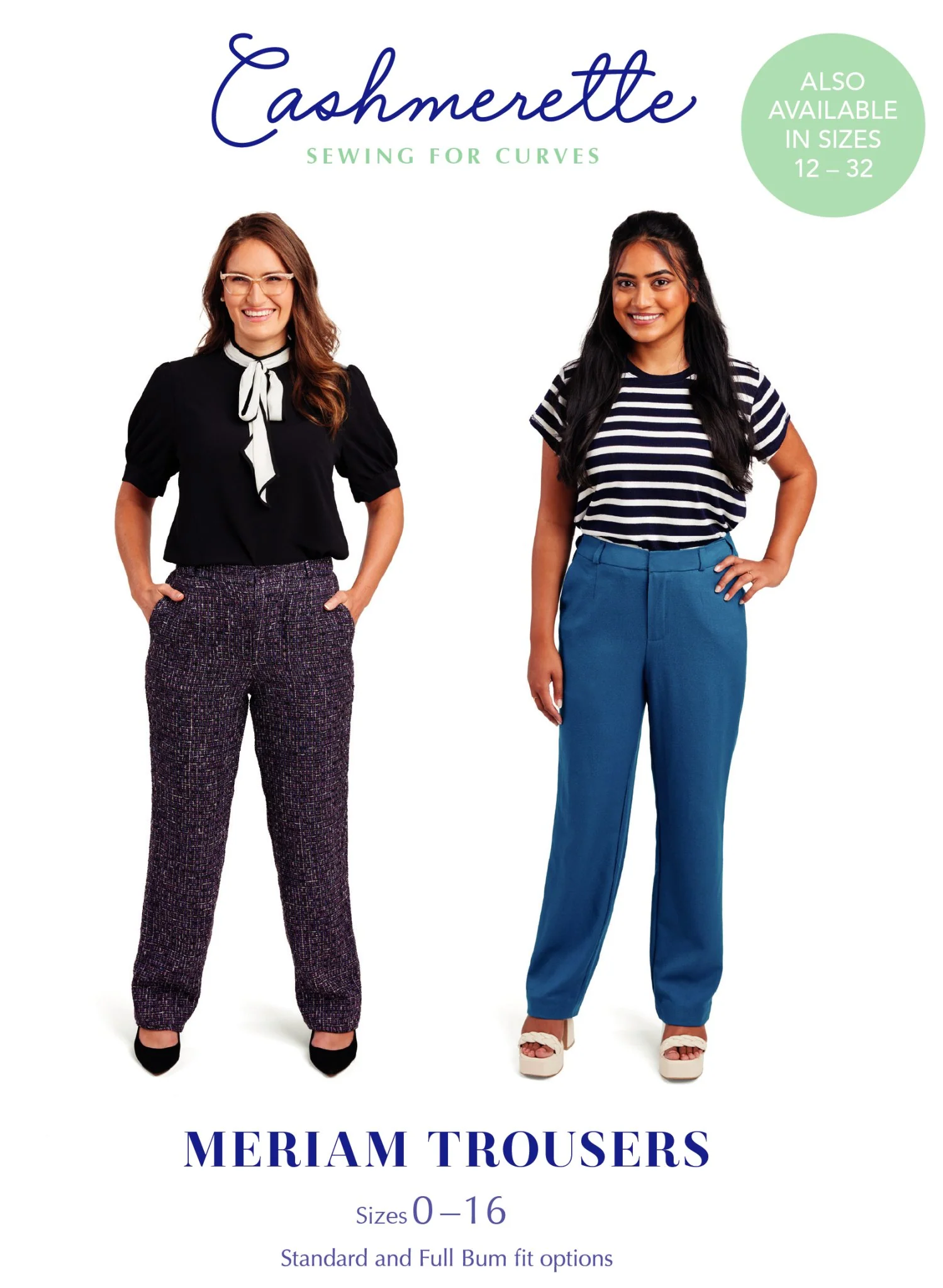 Meriam Trousers Paper Pattern - Cashmerette - Image 3