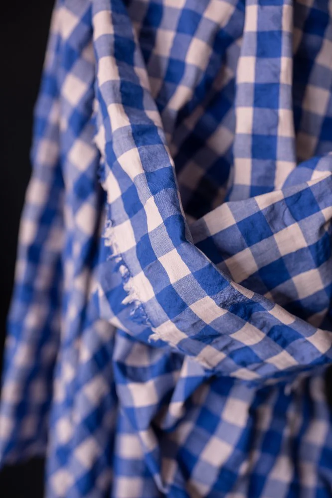 Merryweather Gingham Indian Organic Cotton Seersucker - Merchant & Mills - Image 3
