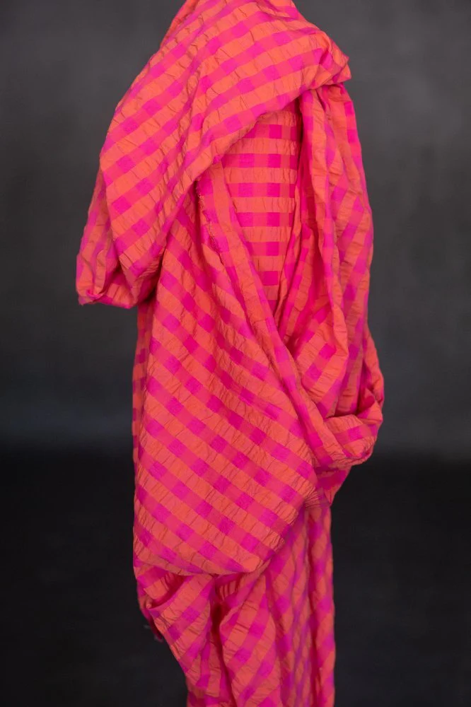 Mirabelle Gingham Indian Organic Cotton Seersucker - Merchant & Mills