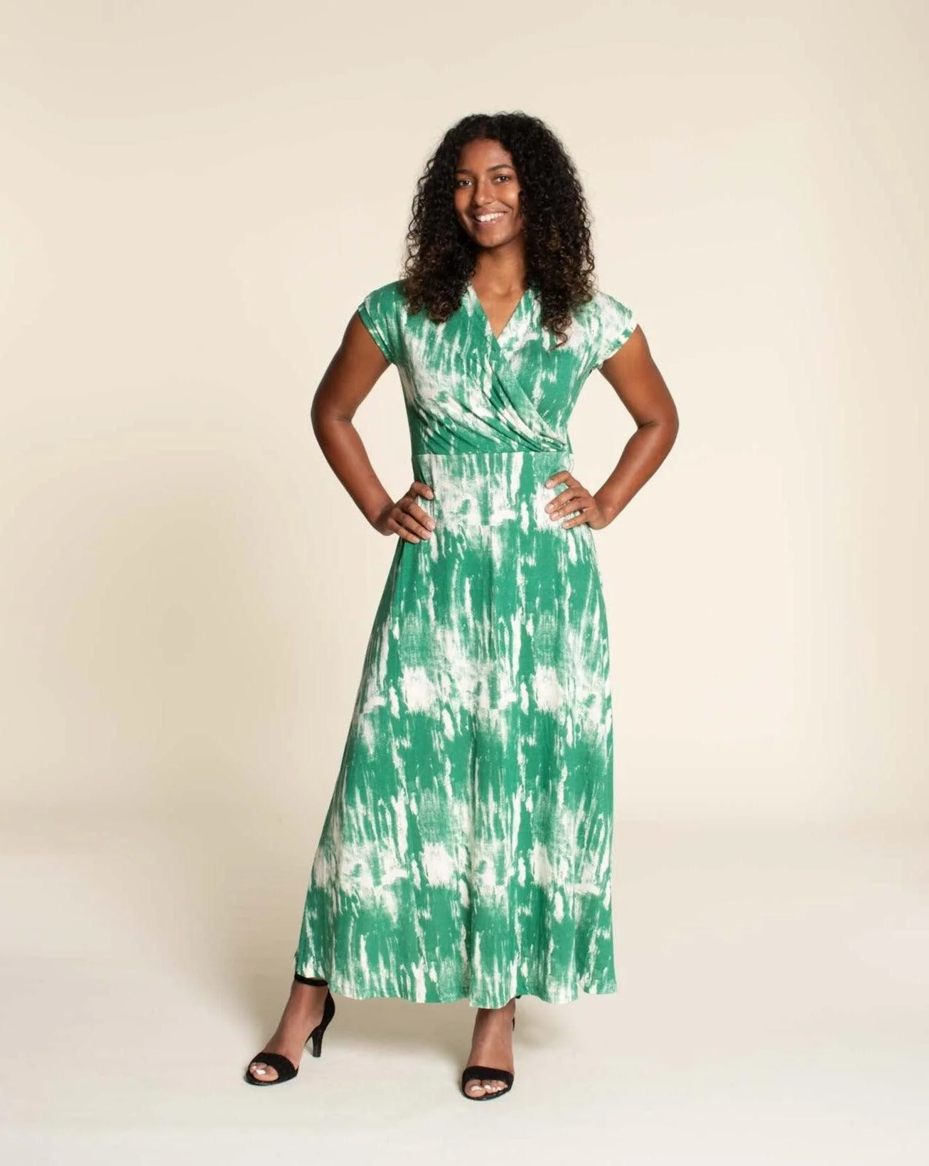 Mirri Wrap Dress Womens Paper Pattern - Wardrobe by Me - Image 13