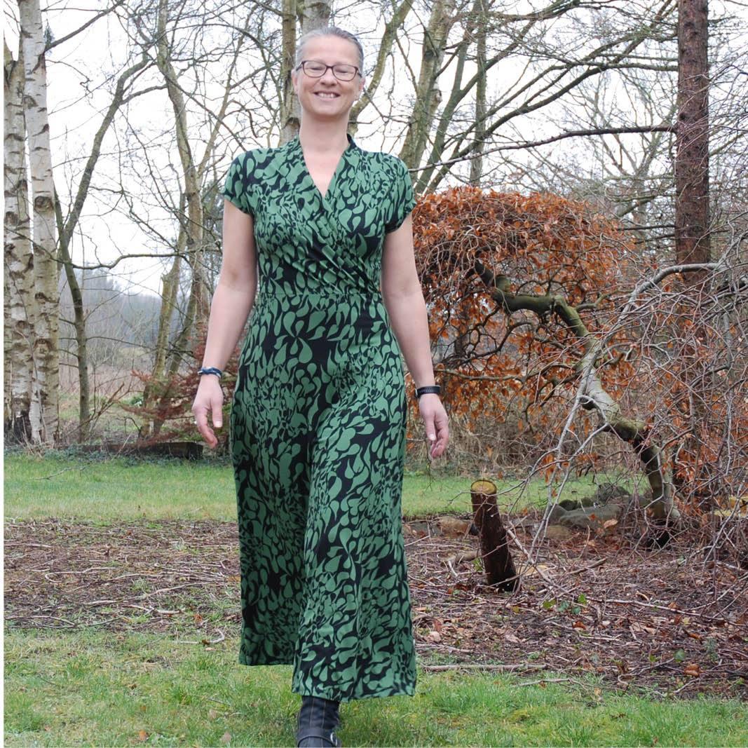 Mirri Wrap Dress Womens Paper Pattern - Wardrobe by Me - Image 3