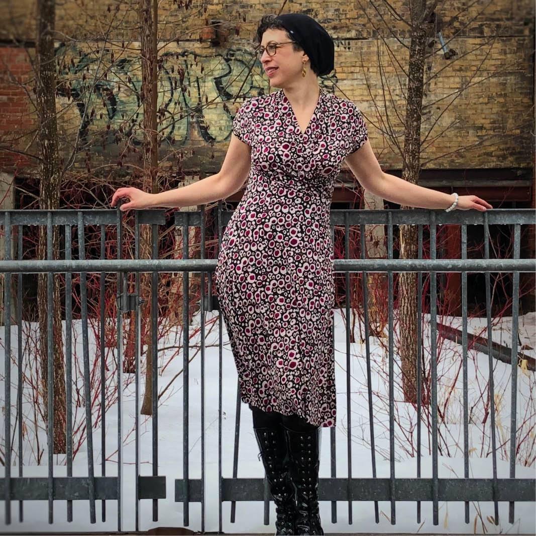 Mirri Wrap Dress Womens Paper Pattern - Wardrobe by Me - Image 4