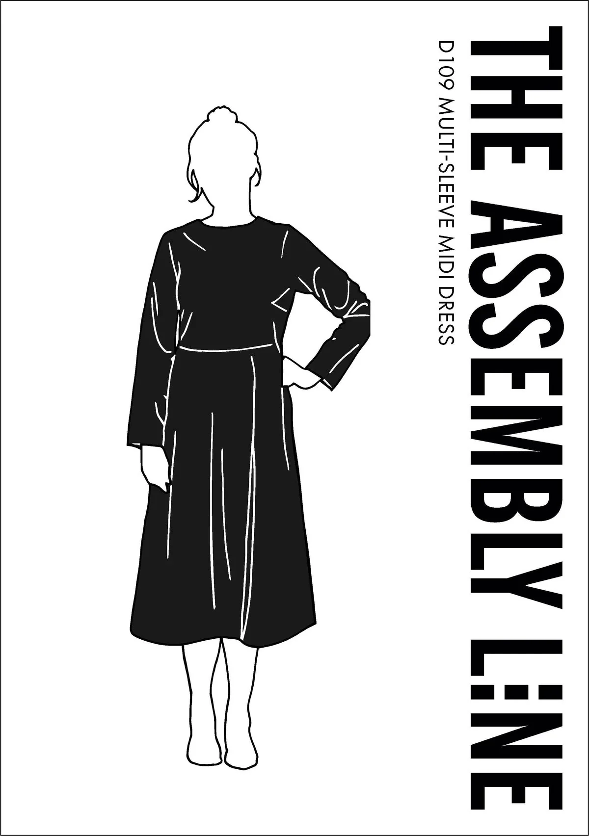 Multi-Sleeve Midi Dress Pattern - The Assembly Line - Image 2