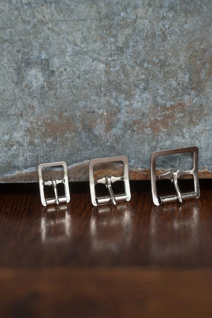 Nickel Roller Buckle - 3/4", 1/2" or 1" - Merchant & Mills