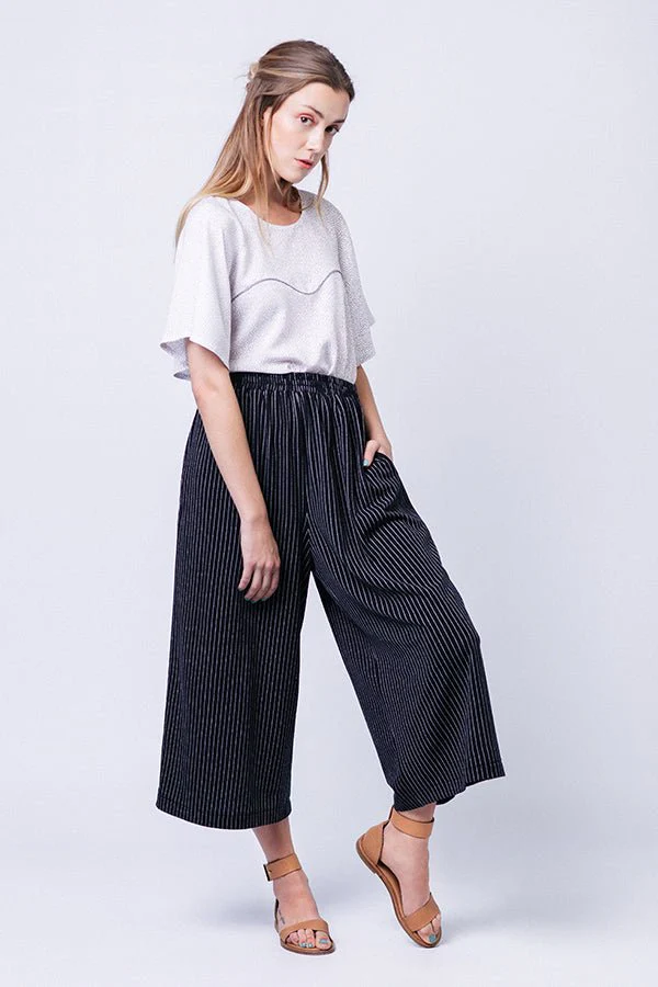 Ninni Elastic Waist Culottes  - PDF Pattern - Named Clothing - Image 3