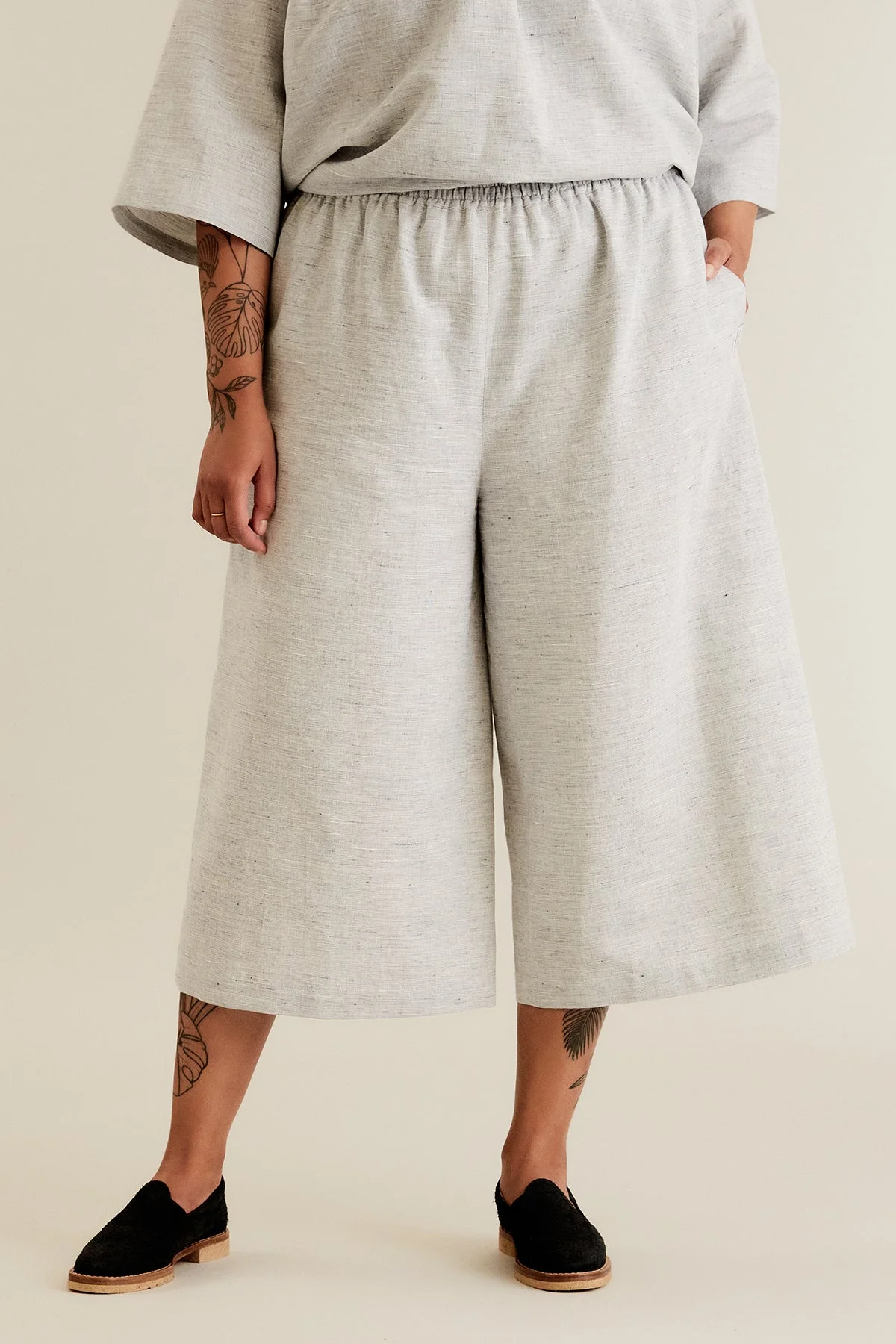 Ninni Elastic Waist Culottes  - PDF Pattern - Named Clothing - Image 6