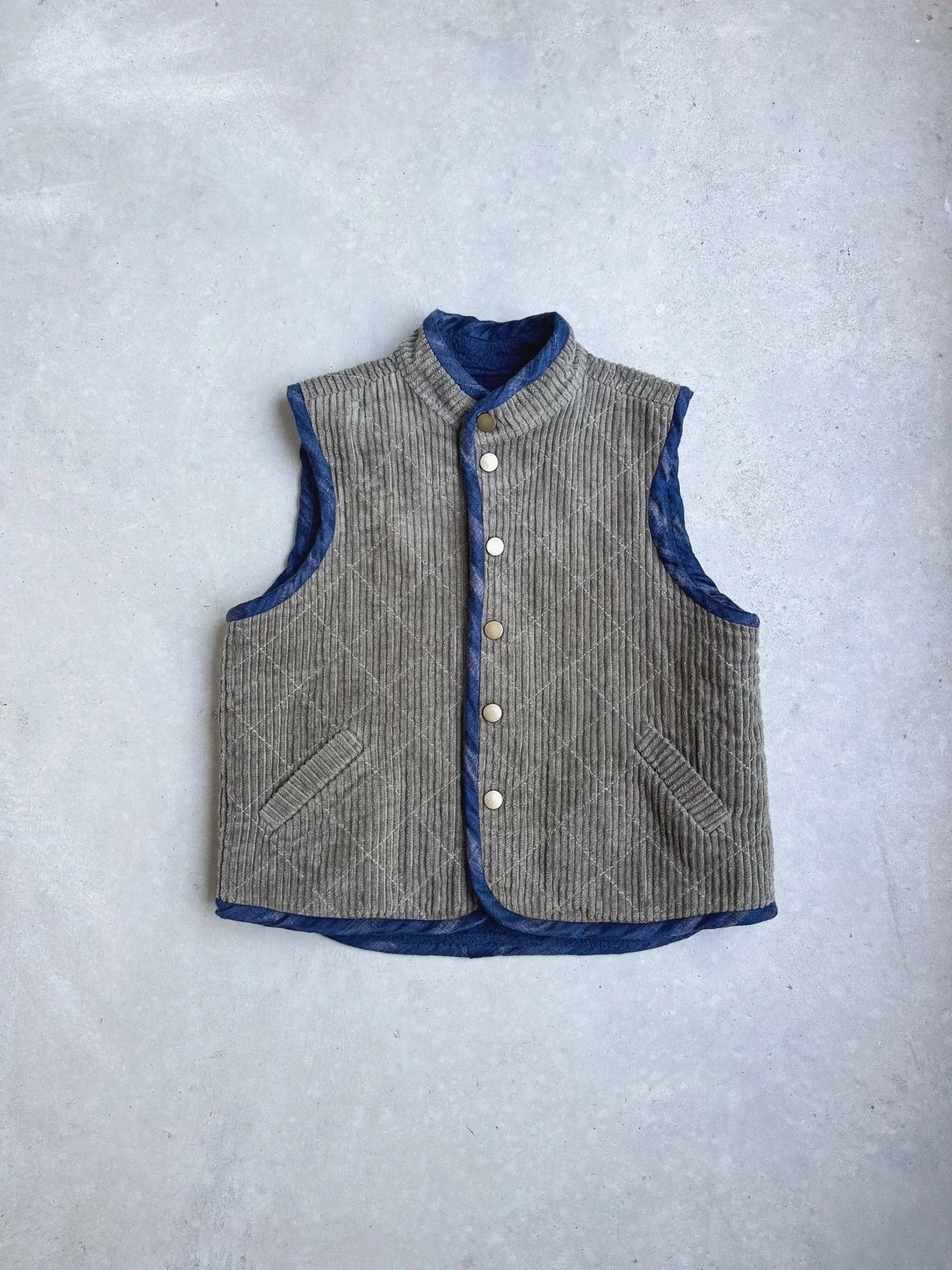 Nonni Vest Gender Neutral Kids (12mo-12yrs) PDF Sewing Pattern - Atelier Mimito