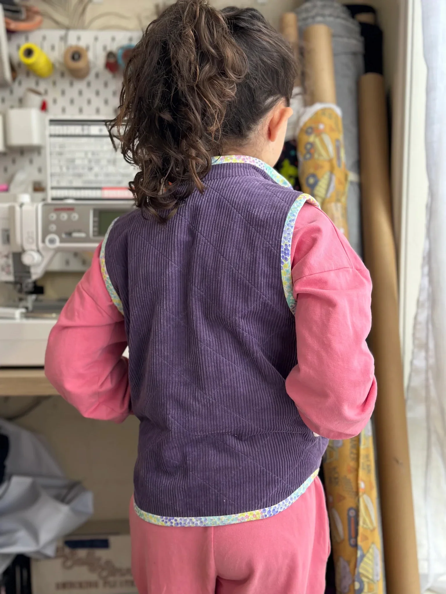 Nonni Vest Gender Neutral Kids (12mo-12yrs) PDF Sewing Pattern - Atelier Mimito - Image 13