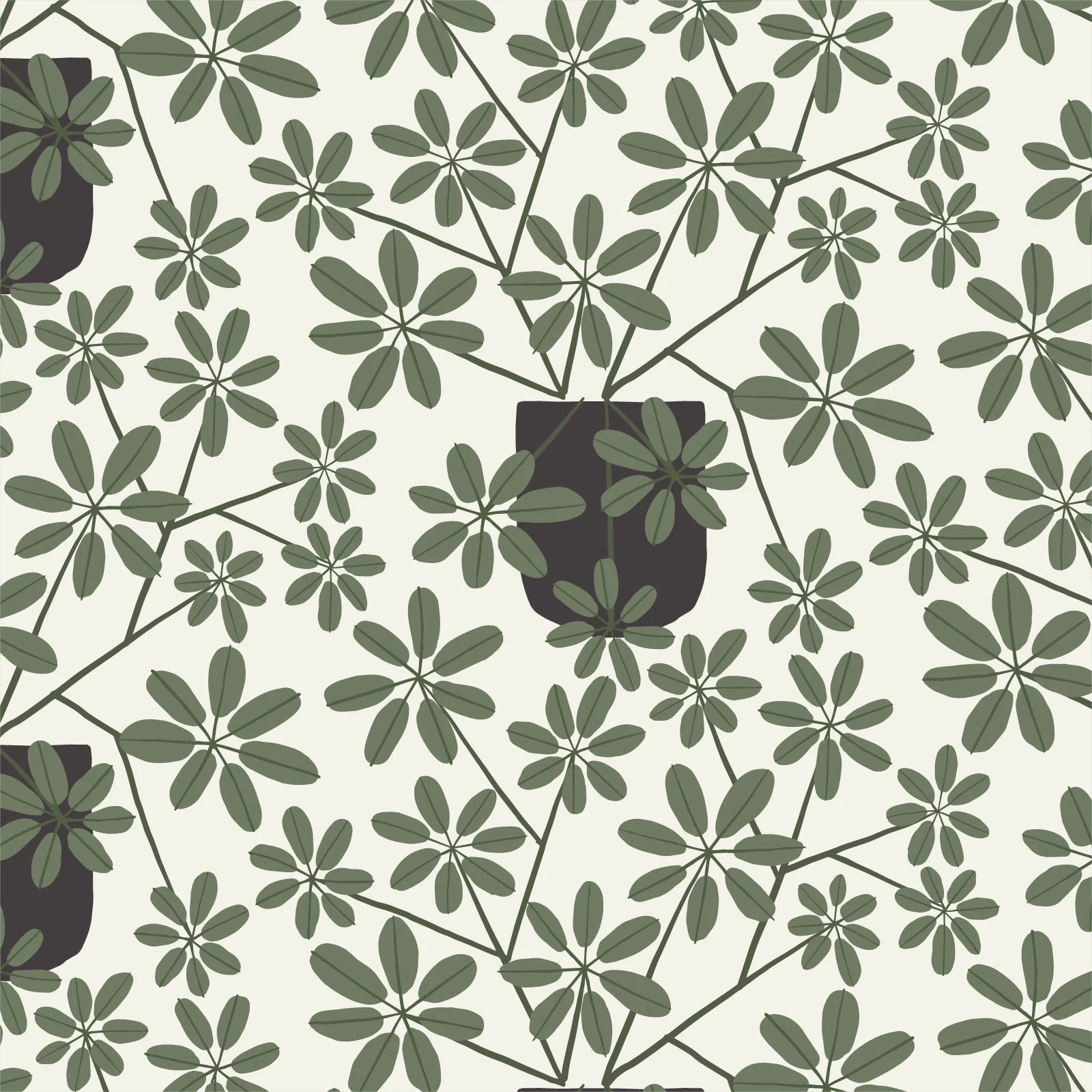 Offshoot - Planted - Betsy Siber - Cloud 9 Fabrics - Poplin - Image 2