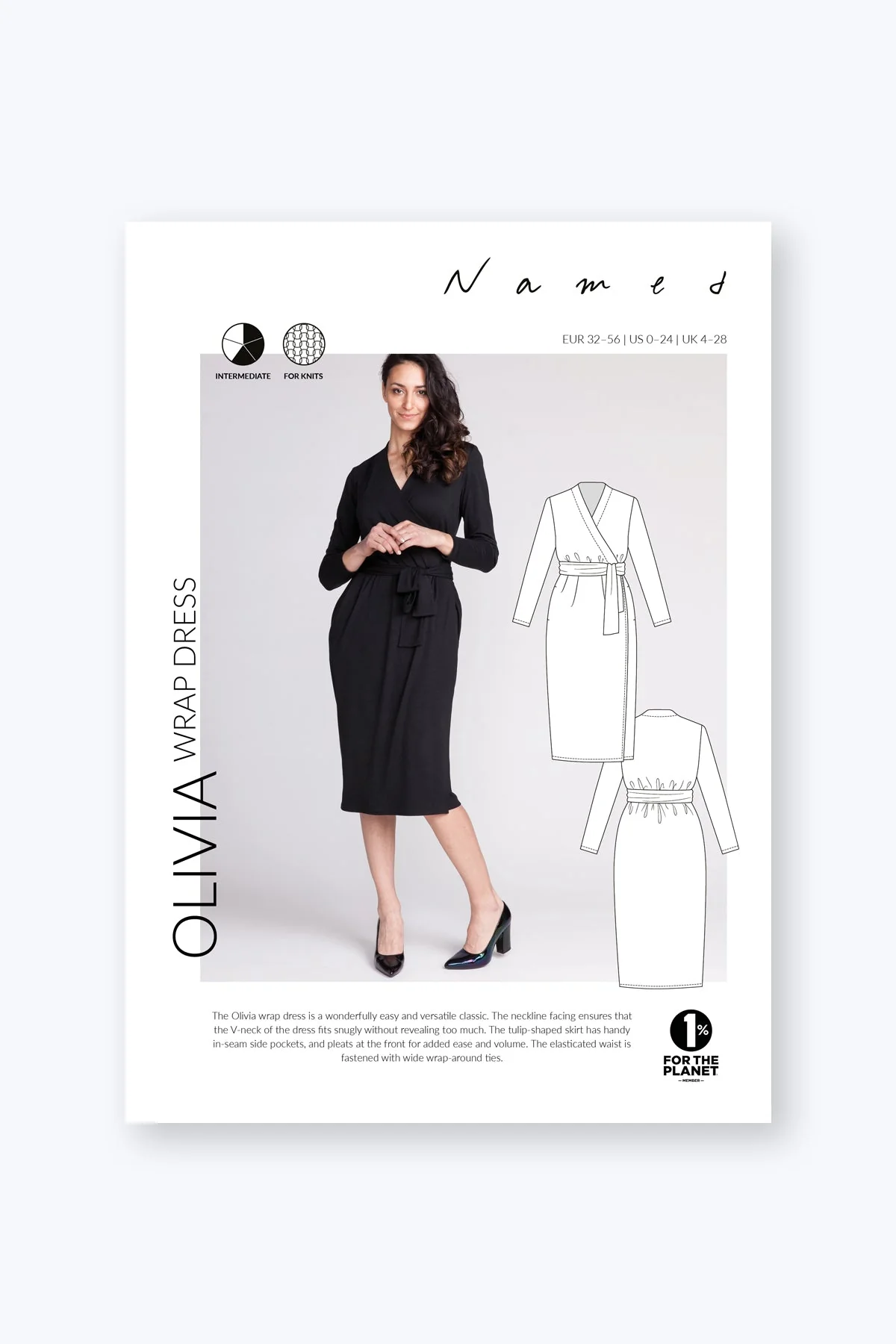 Olivia Wrap Dress - PDF Pattern - Named Clothing - Image 6