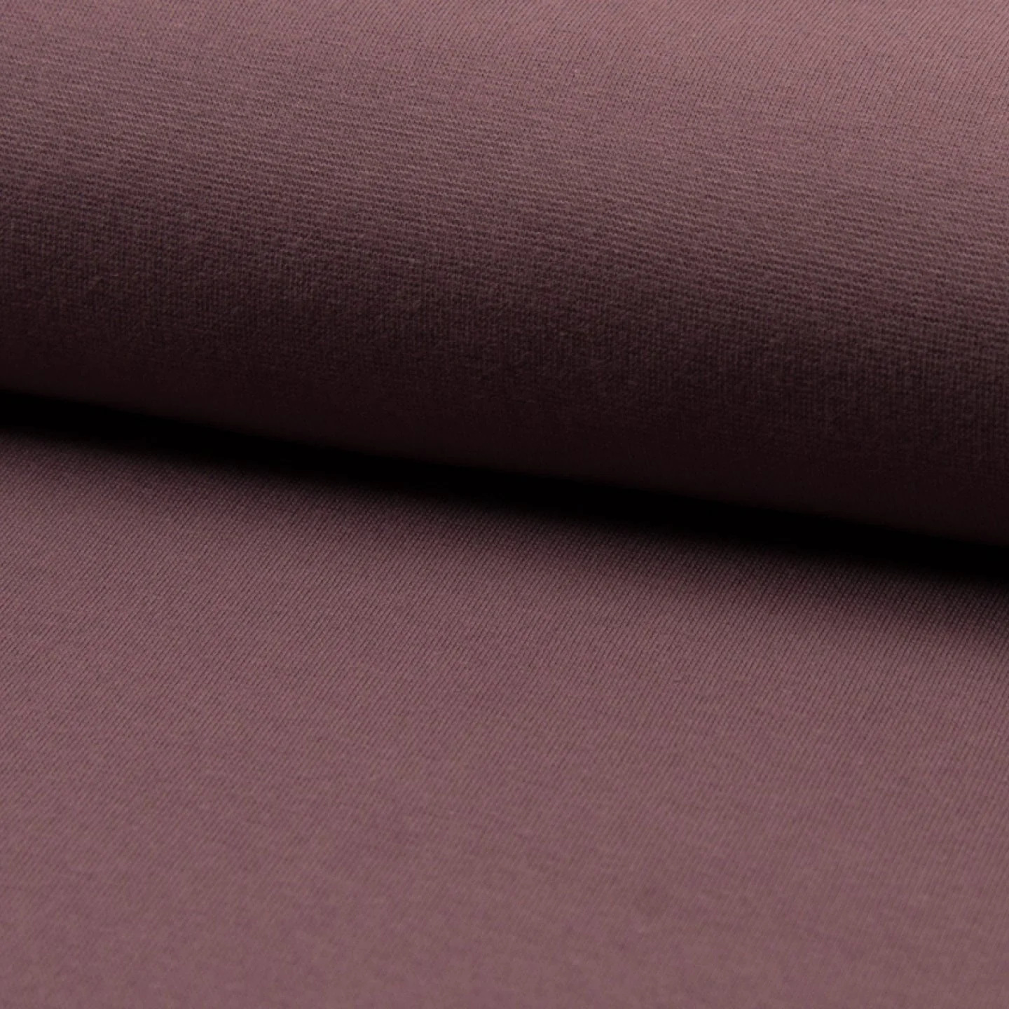 Organic 1x1 Ribbing - European Import - Mauve