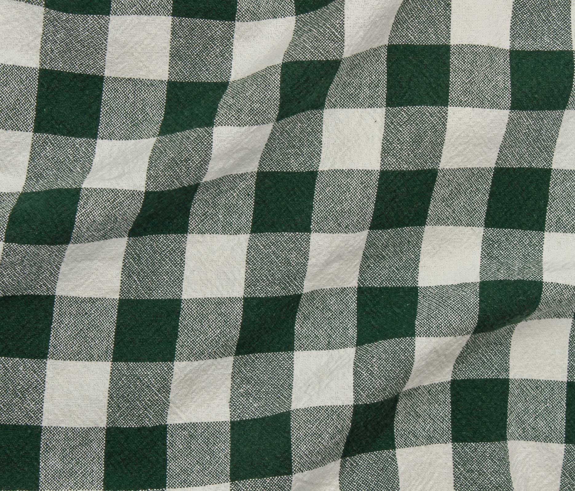 Organic Cotton Checkered - Pine