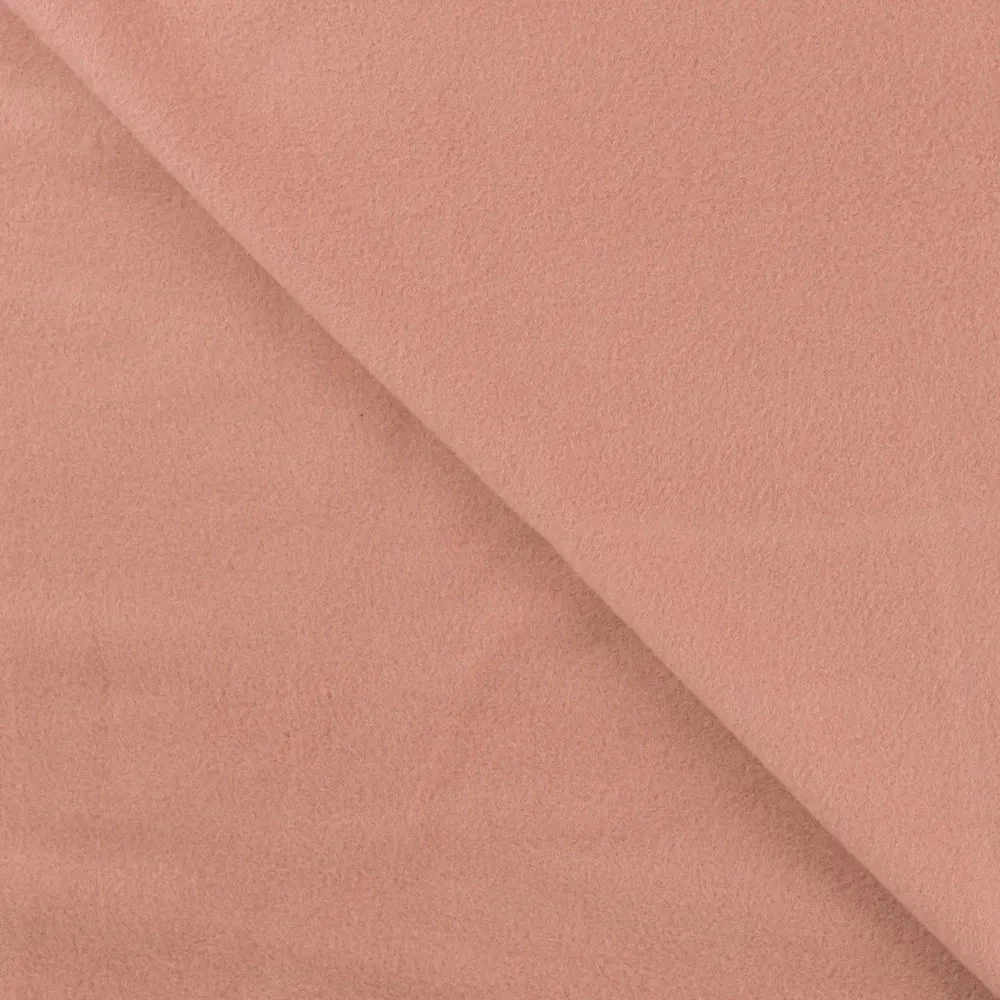 Organic Cotton Polar Fleece - European Import - Dusty Pink - Image 2