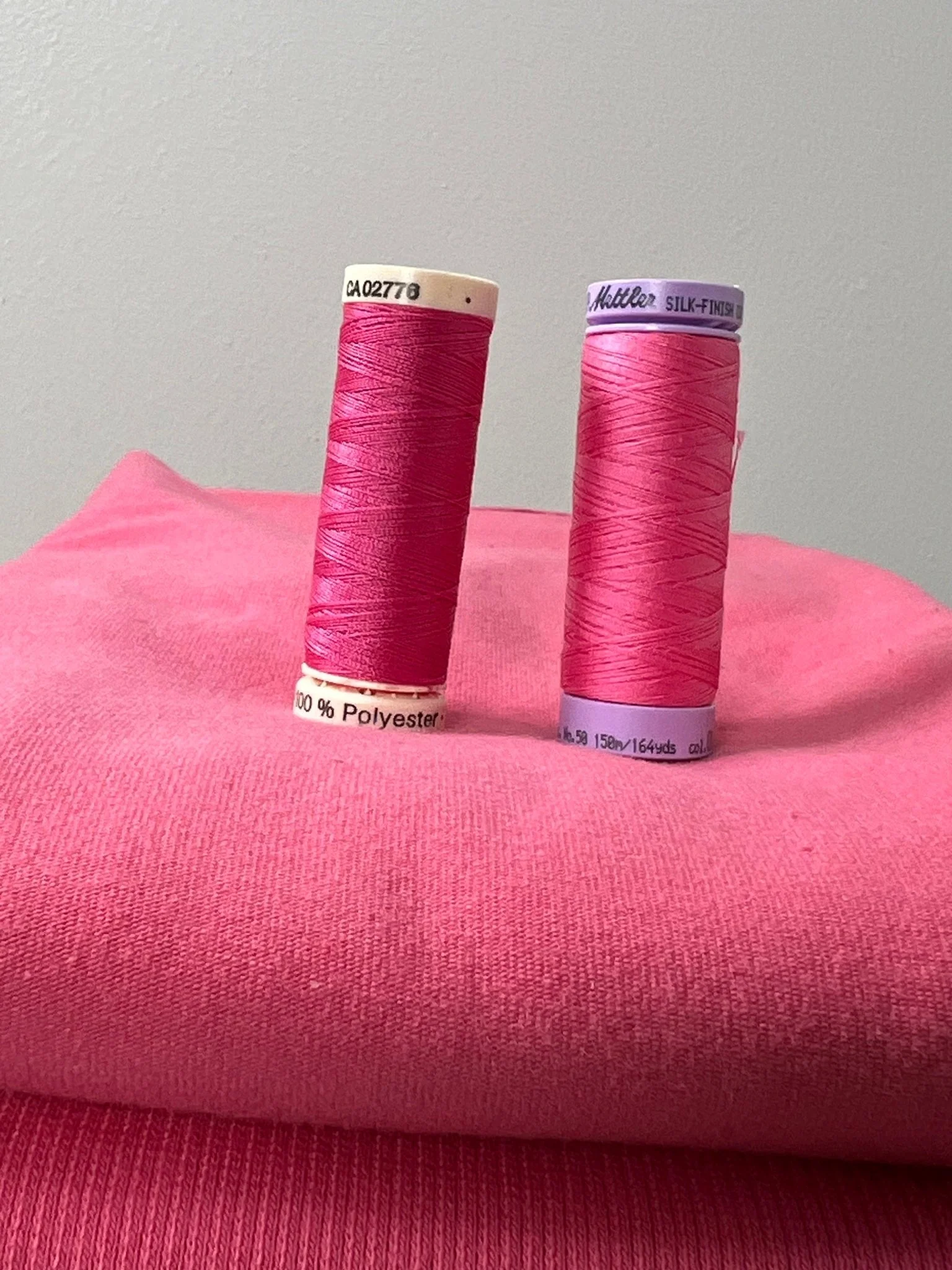 Organic Cotton Stretch Jersey 200gsm - Desert Rose - Image 4