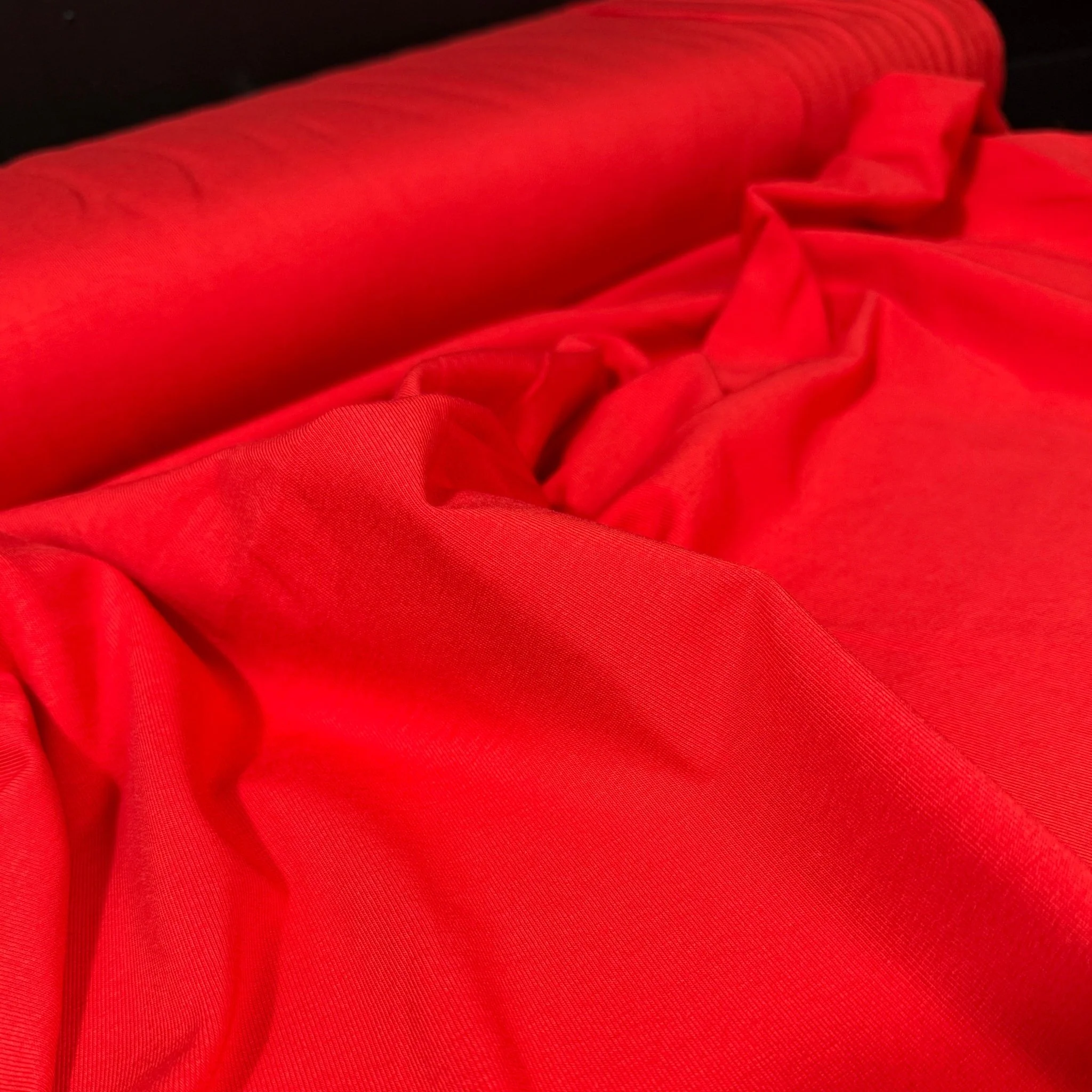 Organic Cotton Stretch Jersey - European Import - Oeko-Tex® - Red