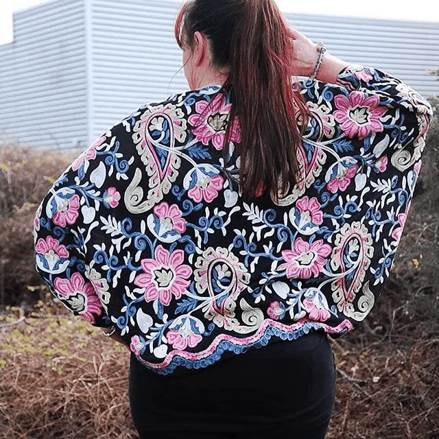 Origami Shrug Paper Pattern - Two Stitches Patterns