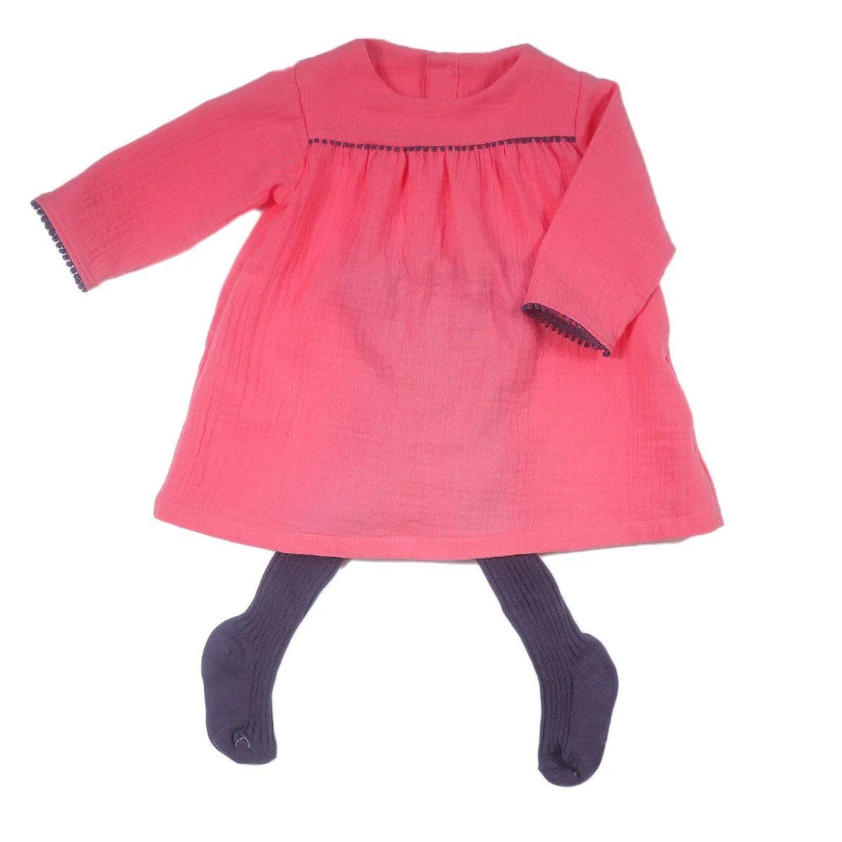 Oslo Blouse & Dress Sewing Pattern - Baby Girl 6M/4Y - Ikatee - Image 3