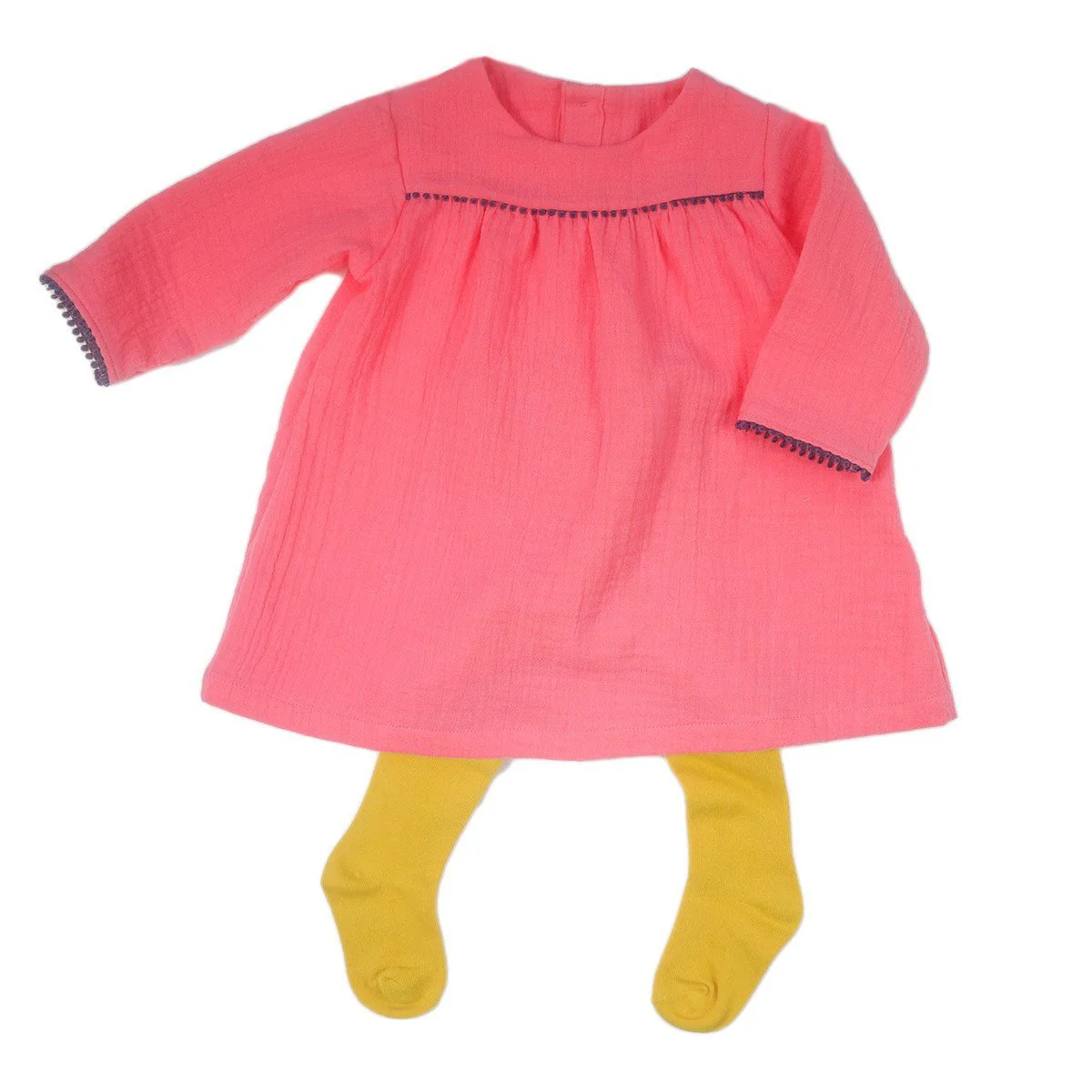 Oslo Blouse & Dress Sewing Pattern - Baby Girl 6M/4Y - Ikatee - Image 4