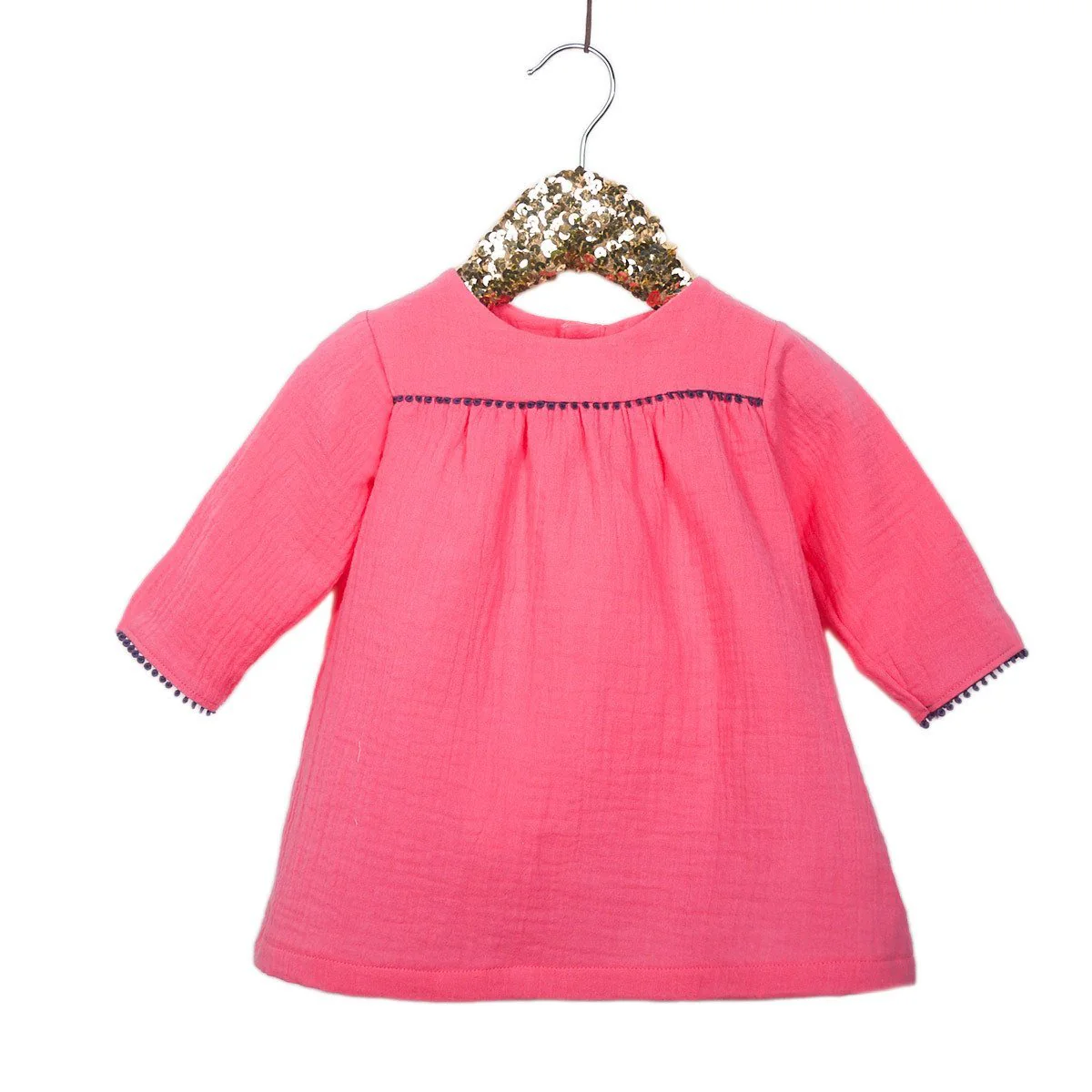 Oslo Blouse & Dress Sewing Pattern - Baby Girl 6M/4Y - Ikatee - Image 5